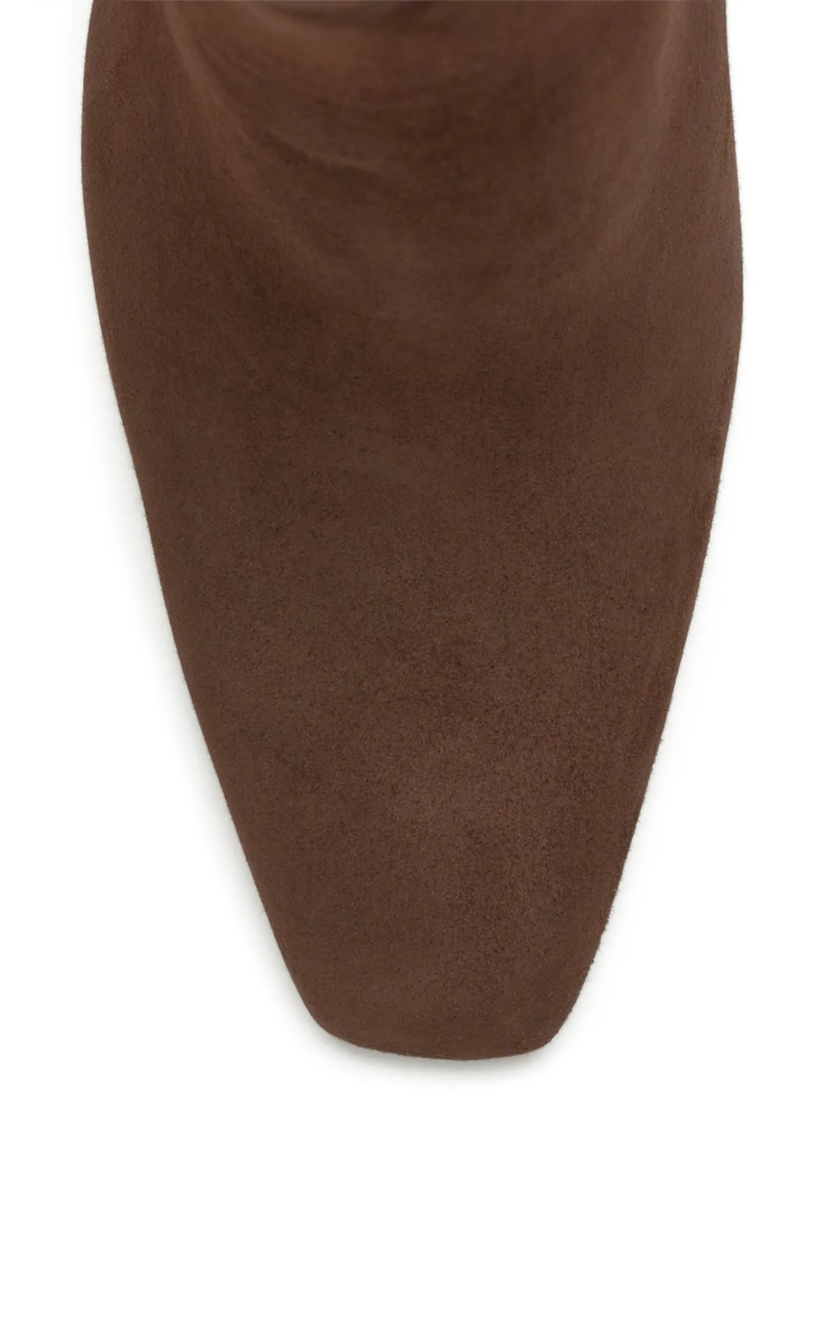 Luke High Heel Ankle Boot in Chocolate Suede sold by Gabriela Hearst product image thumbnail 5