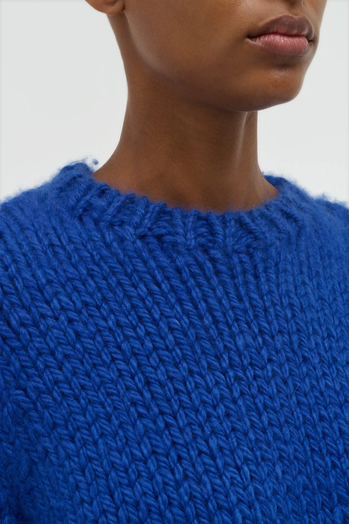 Poros Knit Sweater in Cobalt Cashmere sold by Gabriela Hearst product image thumbnail 5