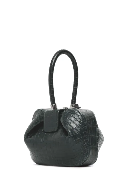 Nina Bag in Green Crocodile Leather sold by Gabriela Hearst