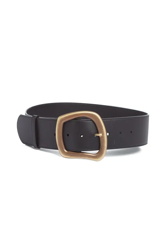 Large Simone Belt in Black Leather sold by Gabriela Hearst