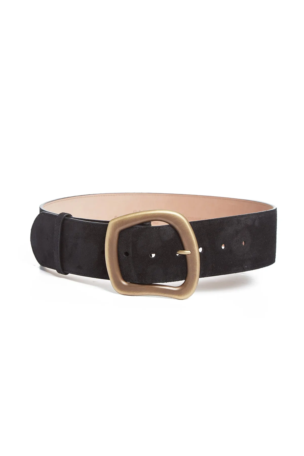 Large Simone Belt in Black Suede sold by Gabriela Hearst