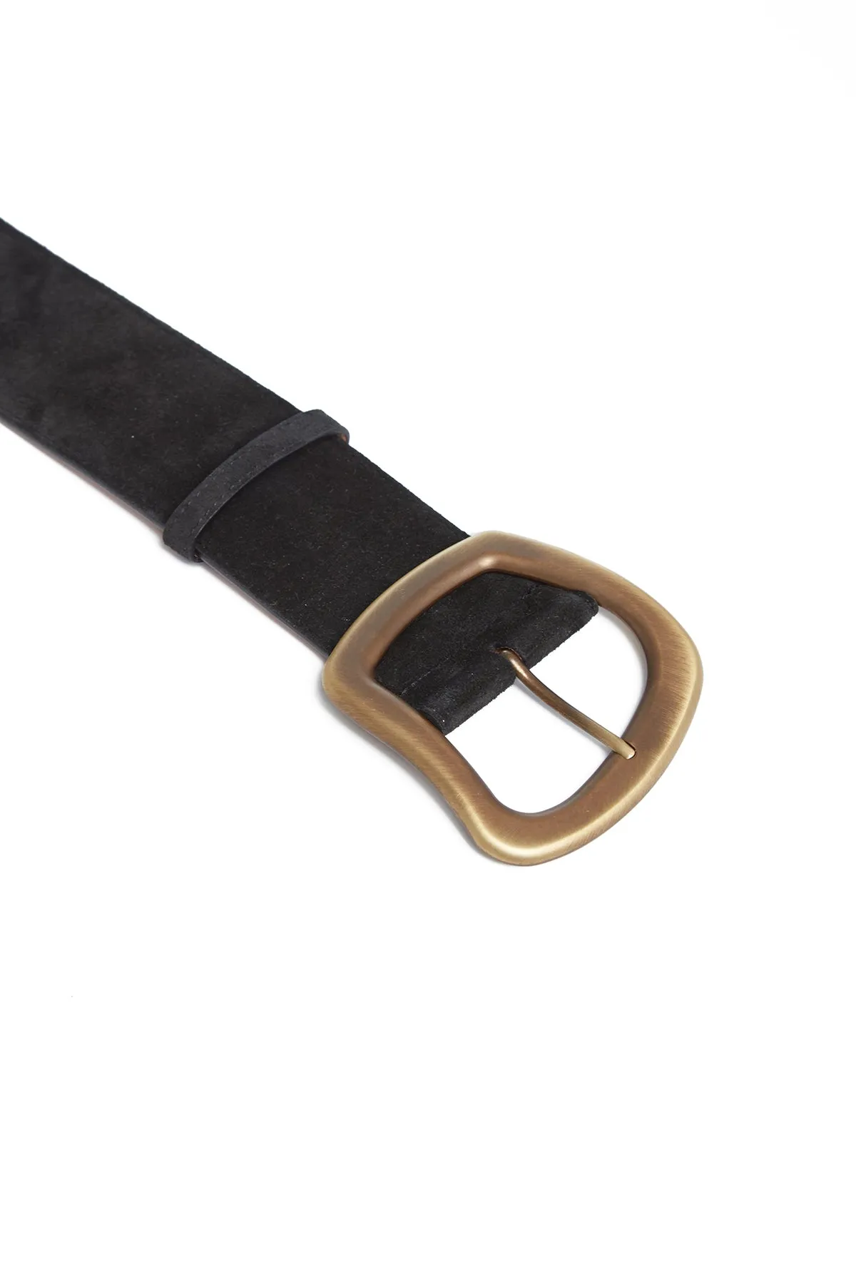 Large Simone Belt in Black Suede sold by Gabriela Hearst product image thumbnail 3