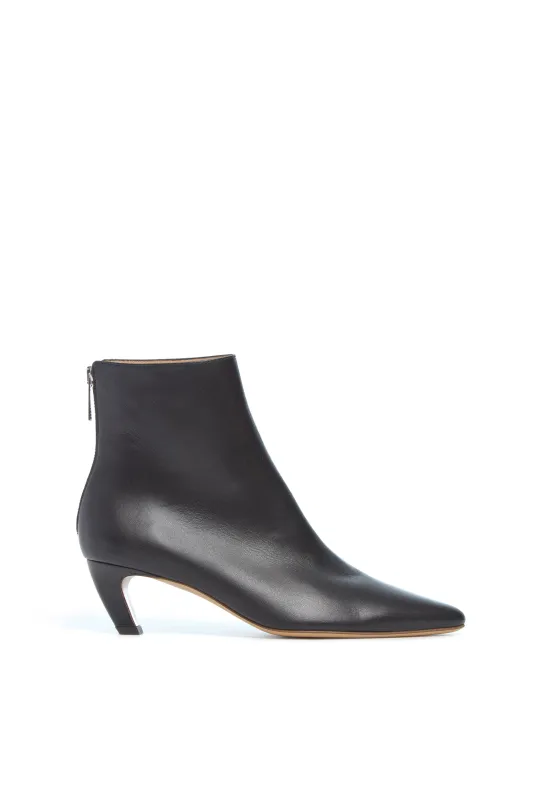 Clayton Ankle Boot in Black Leather sold by Gabriela Hearst
