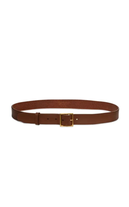 Adler Belt in Cognac Leather sold by Gabriela Hearst