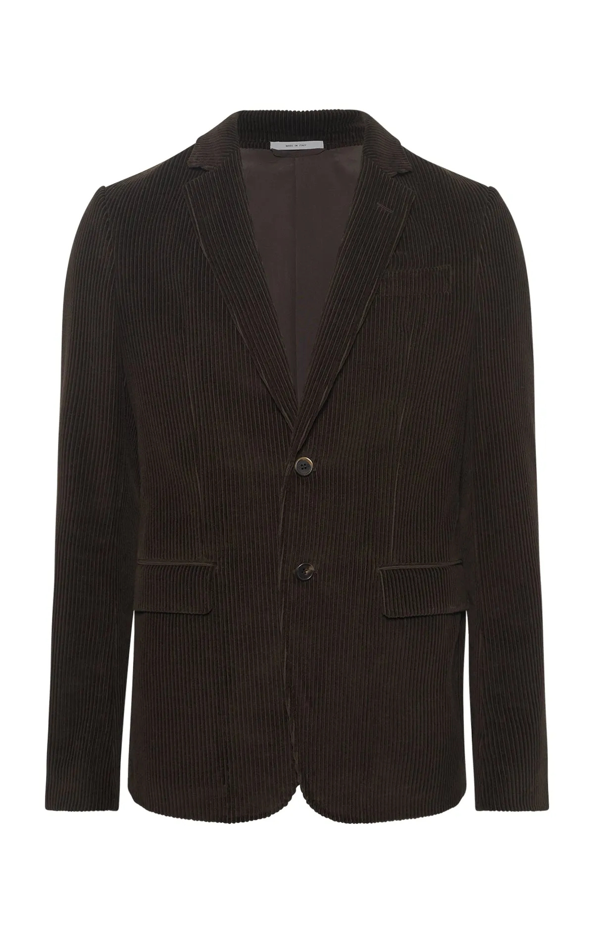 Irving Jacket in Chocolate Cashmere Corduroy sold by Gabriela Hearst