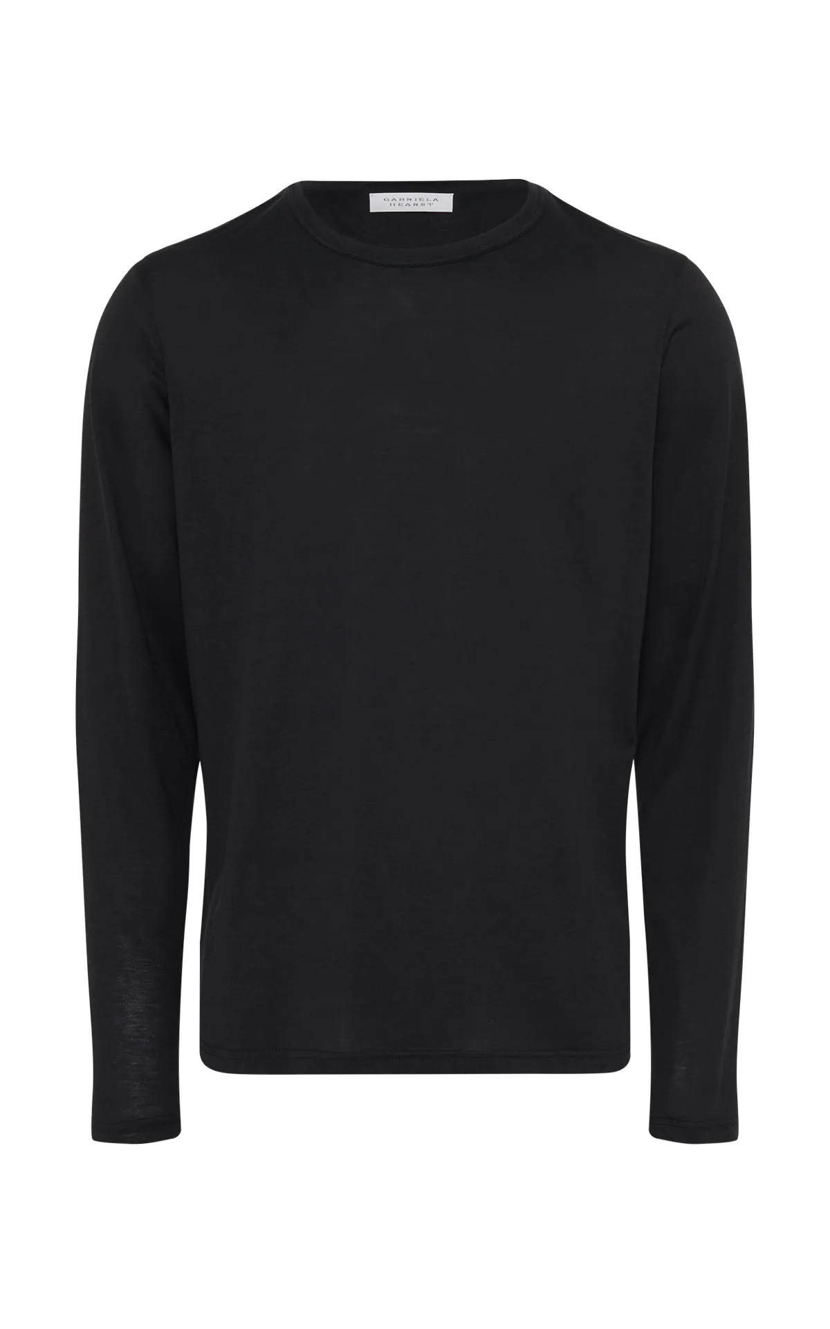 Owen Tee in Black Cashmere sold by Gabriela Hearst