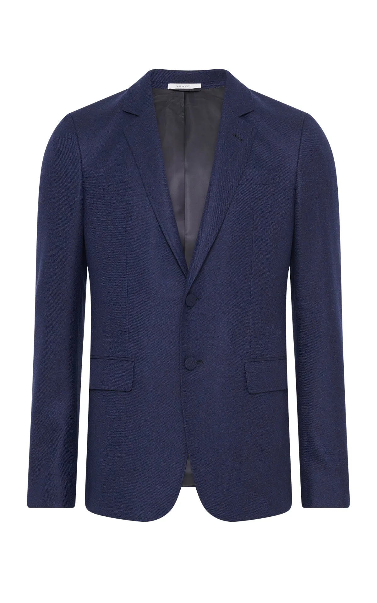 Irving Jacket in Navy Virgin Wool Cashmere sold by Gabriela Hearst