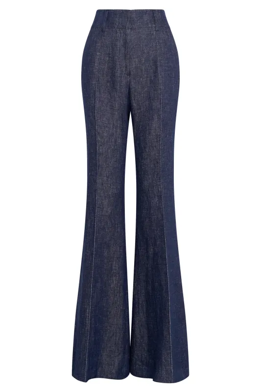 Rhein Pant in Stoned Washed Denim made by Gabriela Hearst
