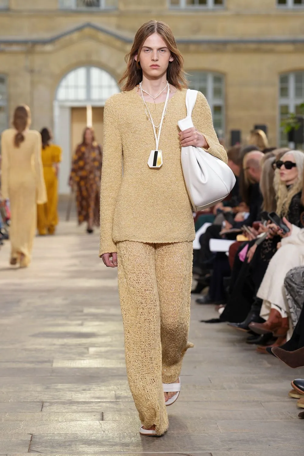 Small Antonia Shoulder Bag in White Soft Nappa sold by Gabriela Hearst product image thumbnail 2