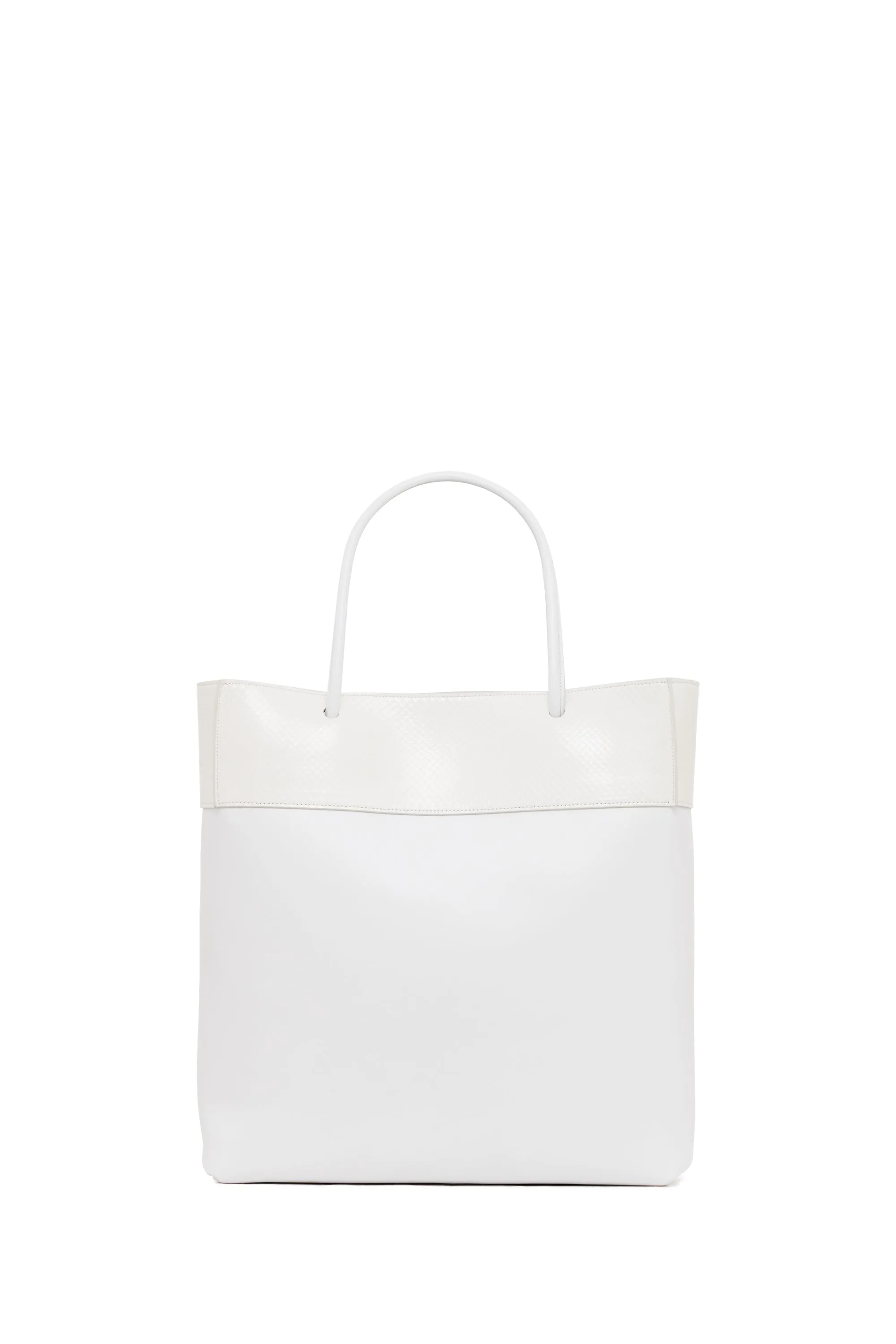 Tote Bag in Ivory Nappa Leather & Snakeskin sold by Gabriela Hearst