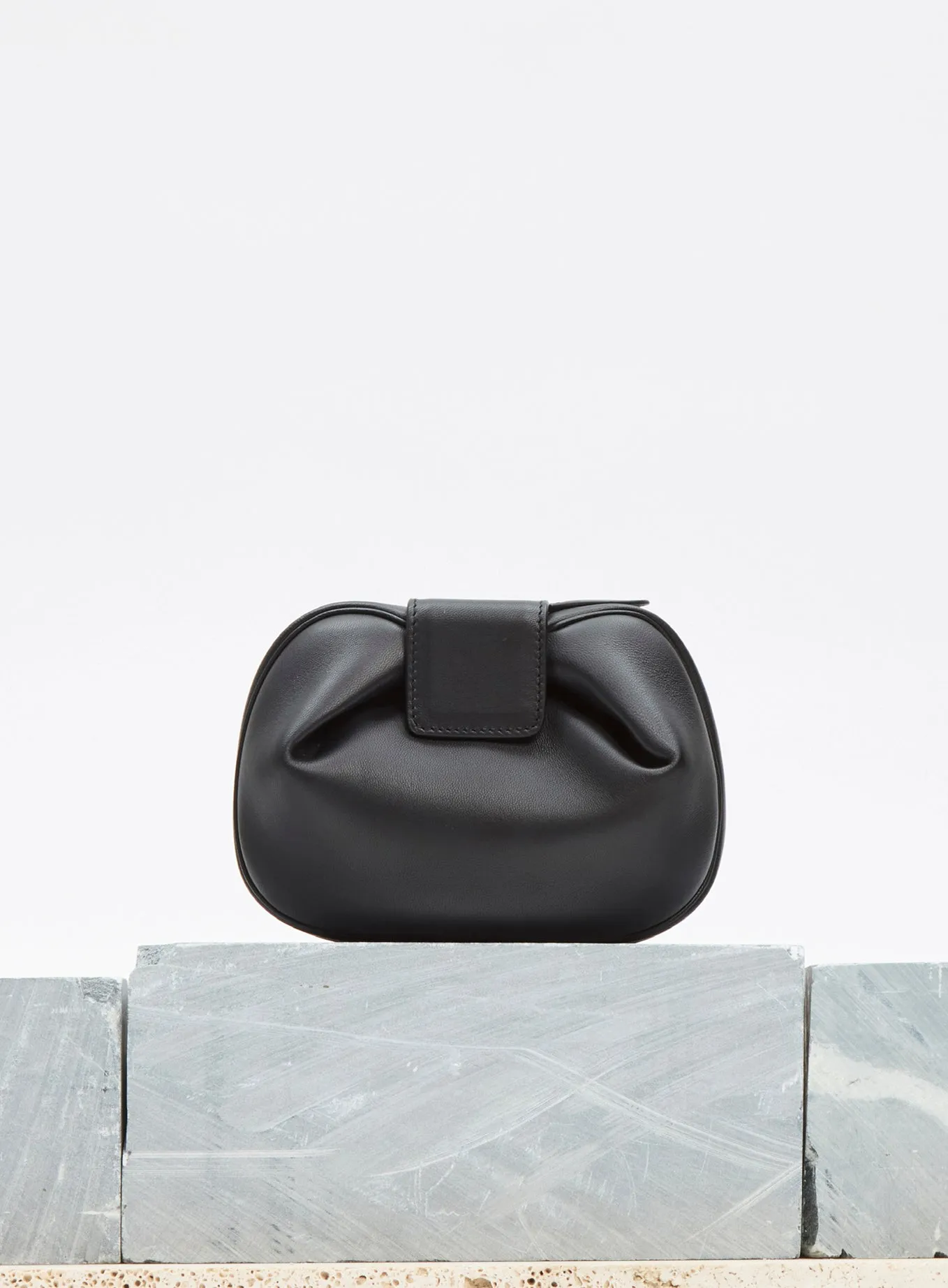 Soft Demi Clutch in Black Snakeskin sold by Gabriela Hearst product image thumbnail 2