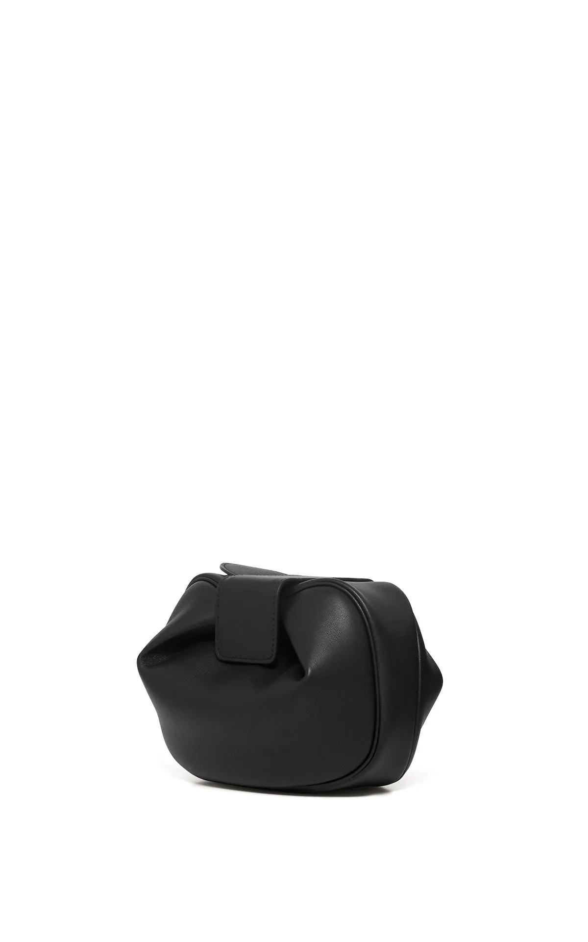 Soft Demi Clutch in Black Snakeskin sold by Gabriela Hearst