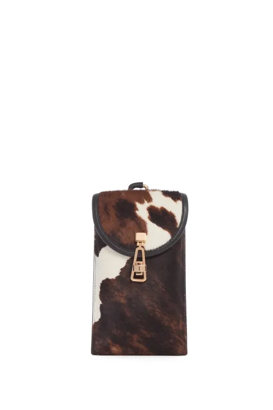 Sunglasses Pouch in Black Snakeskin sold by Gabriela Hearst