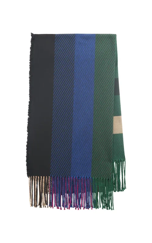 Halo Plaid Scarf in Multi Cashmere sold by Gabriela Hearst