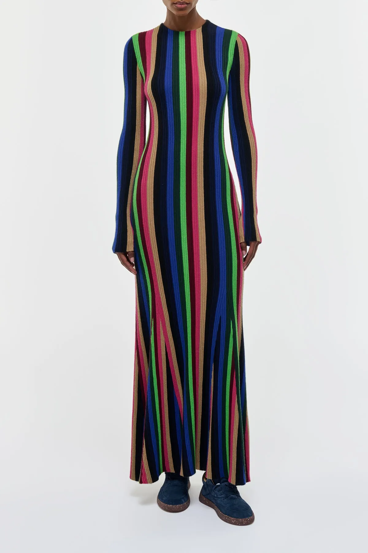 Affinity Knit Maxi Dress in Multi Cashmere Silk sold by Gabriela Hearst product image thumbnail 2