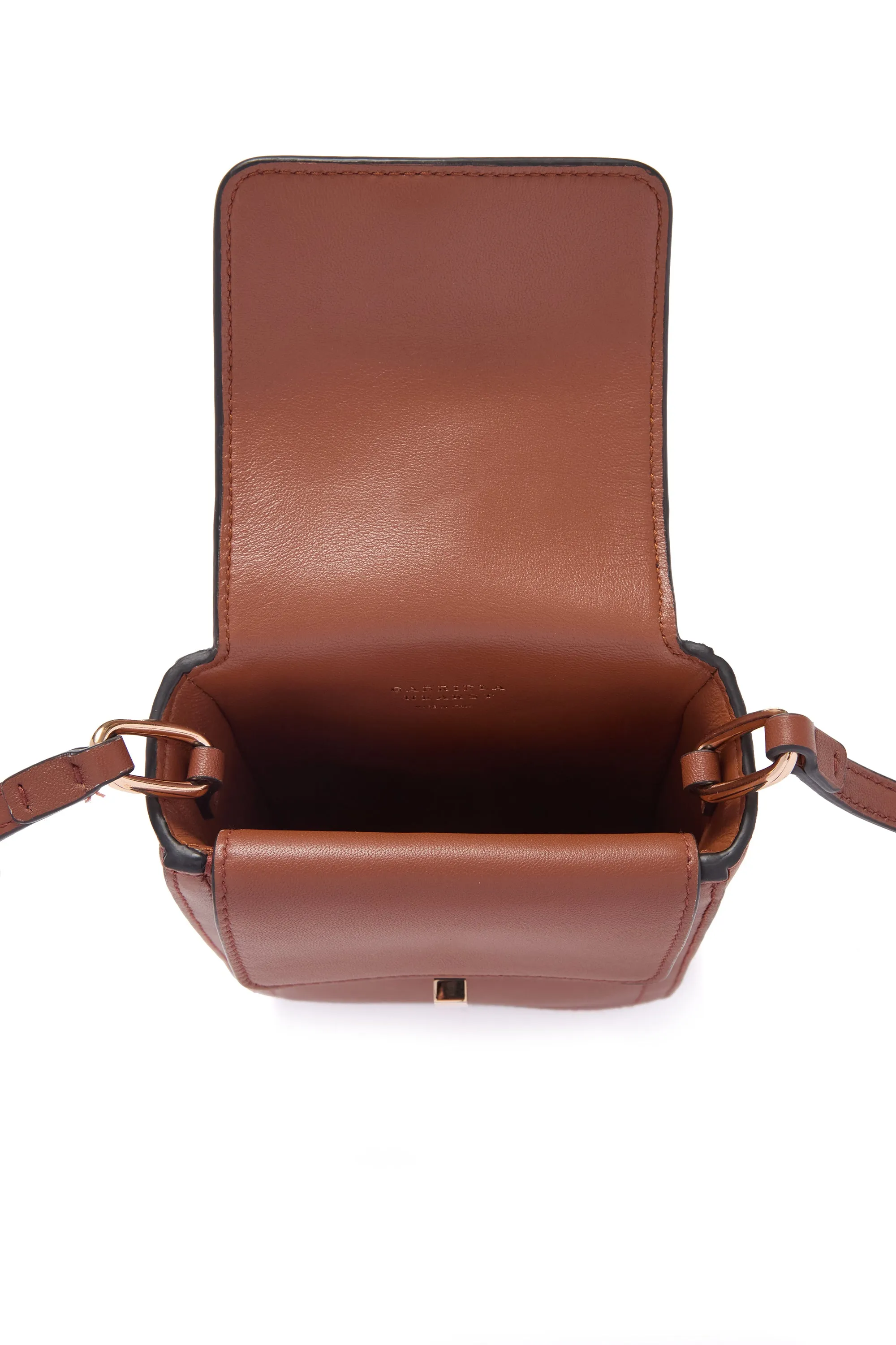 Phone Pouch in Cognac Nappa Leather sold by Gabriela Hearst product image thumbnail 5