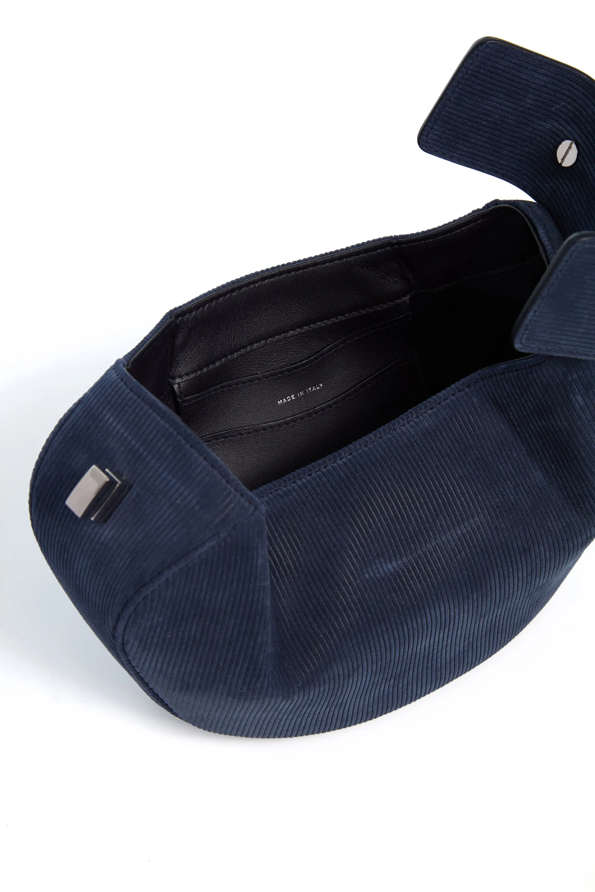 Demi Bag in Electric Blue Suede Corduroy sold by Gabriela Hearst product image thumbnail 4