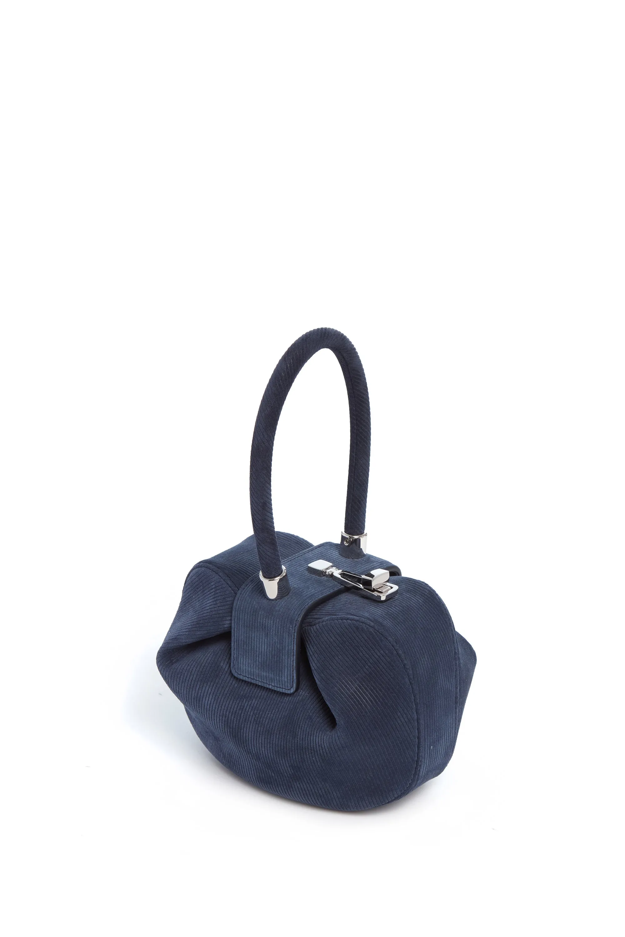 Demi Bag in Electric Blue Suede Corduroy sold by Gabriela Hearst product image thumbnail 3