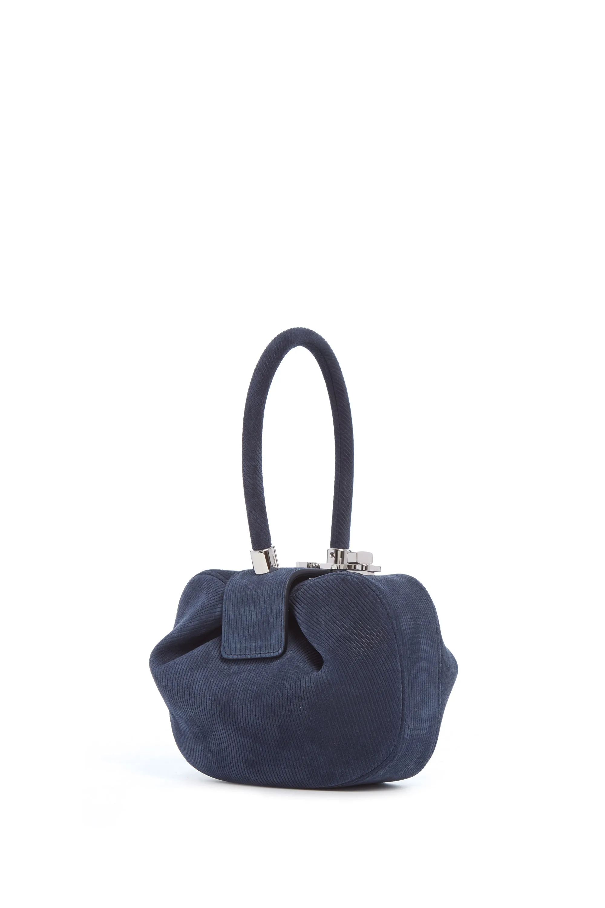 Demi Bag in Electric Blue Suede Corduroy sold by Gabriela Hearst