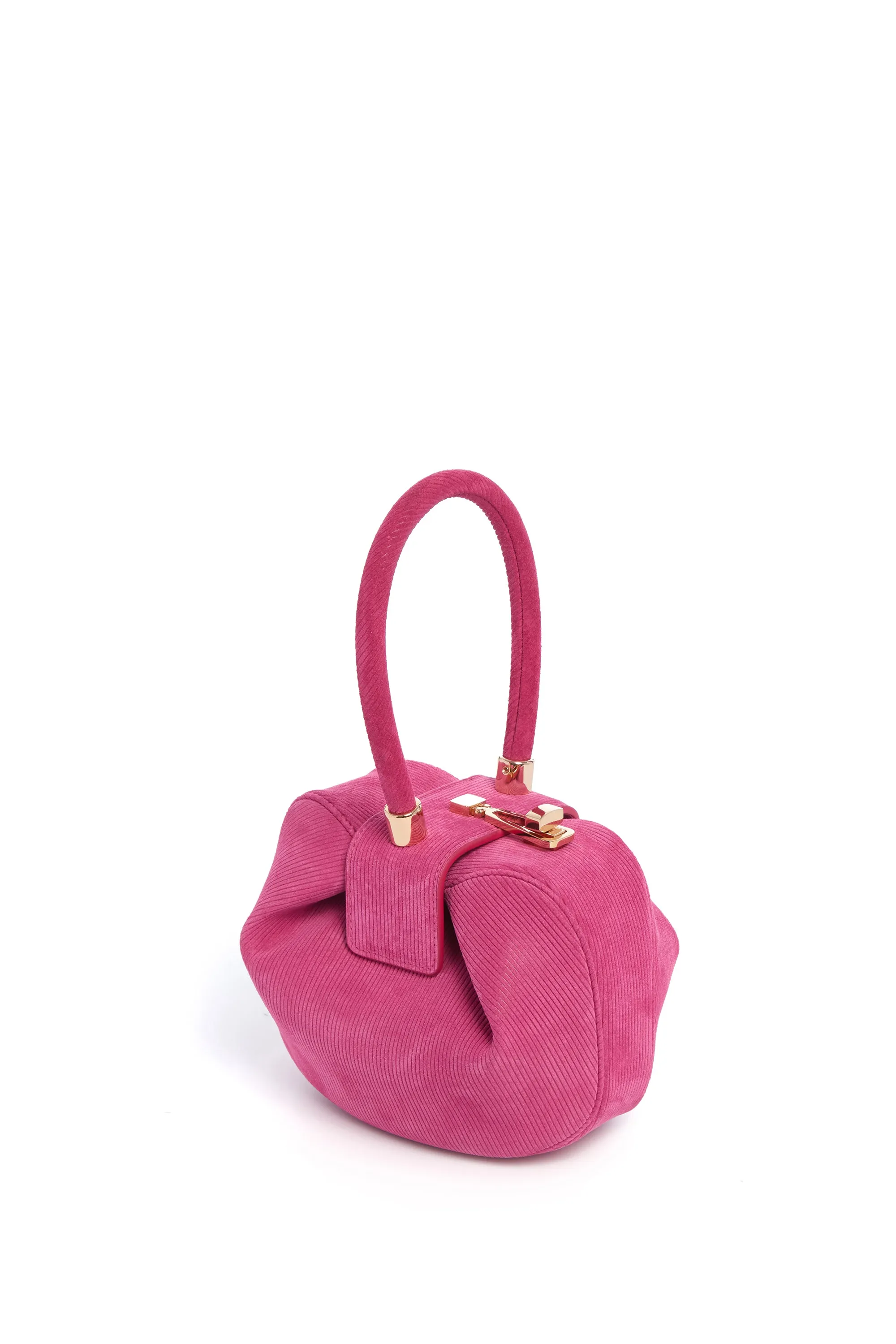 Demi Bag in Fuchsia Suede Corduroy sold by Gabriela Hearst product image thumbnail 4
