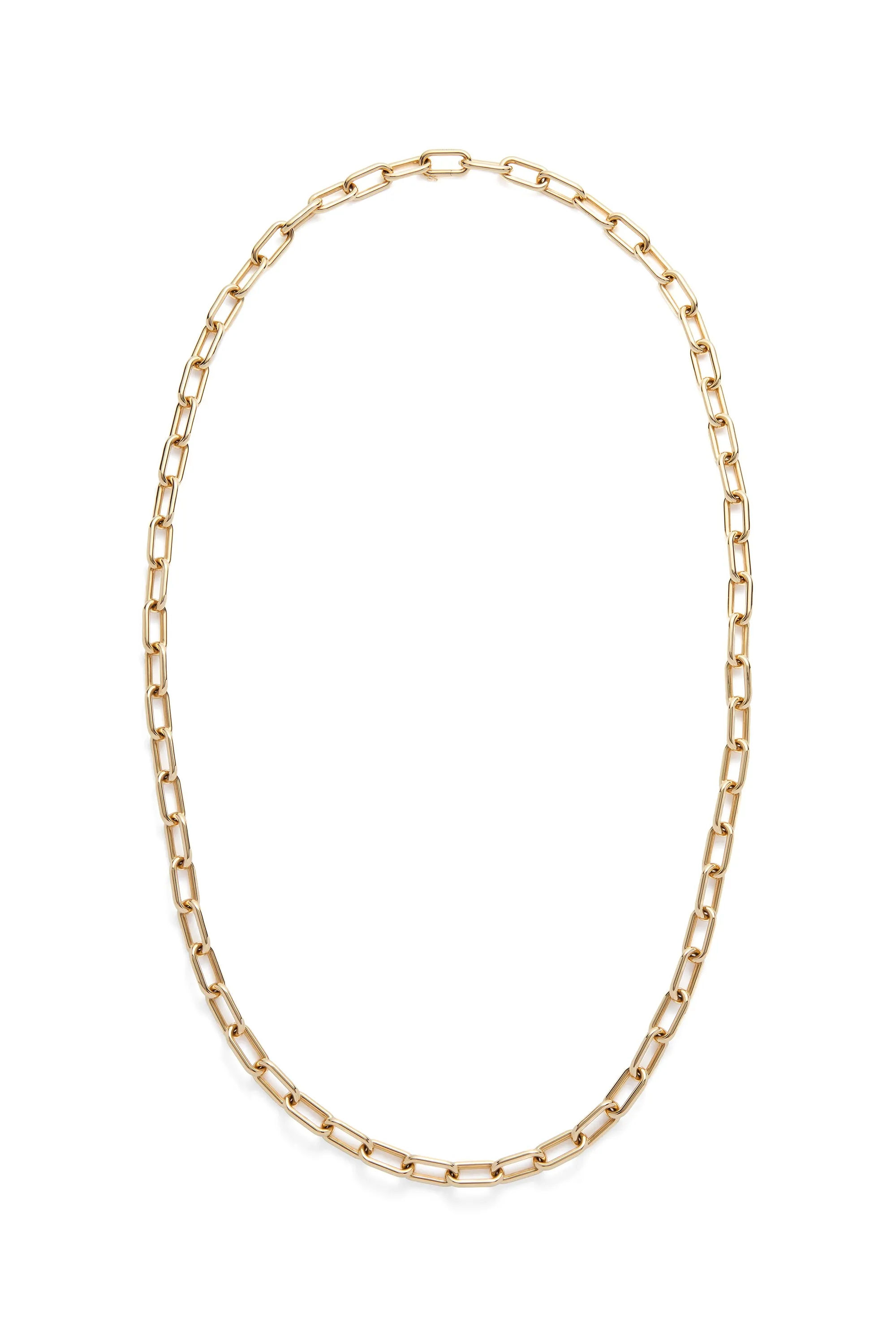 Long Link Necklace in 18K Yellow Gold (Small Links) sold by Gabriela Hearst product image thumbnail 3