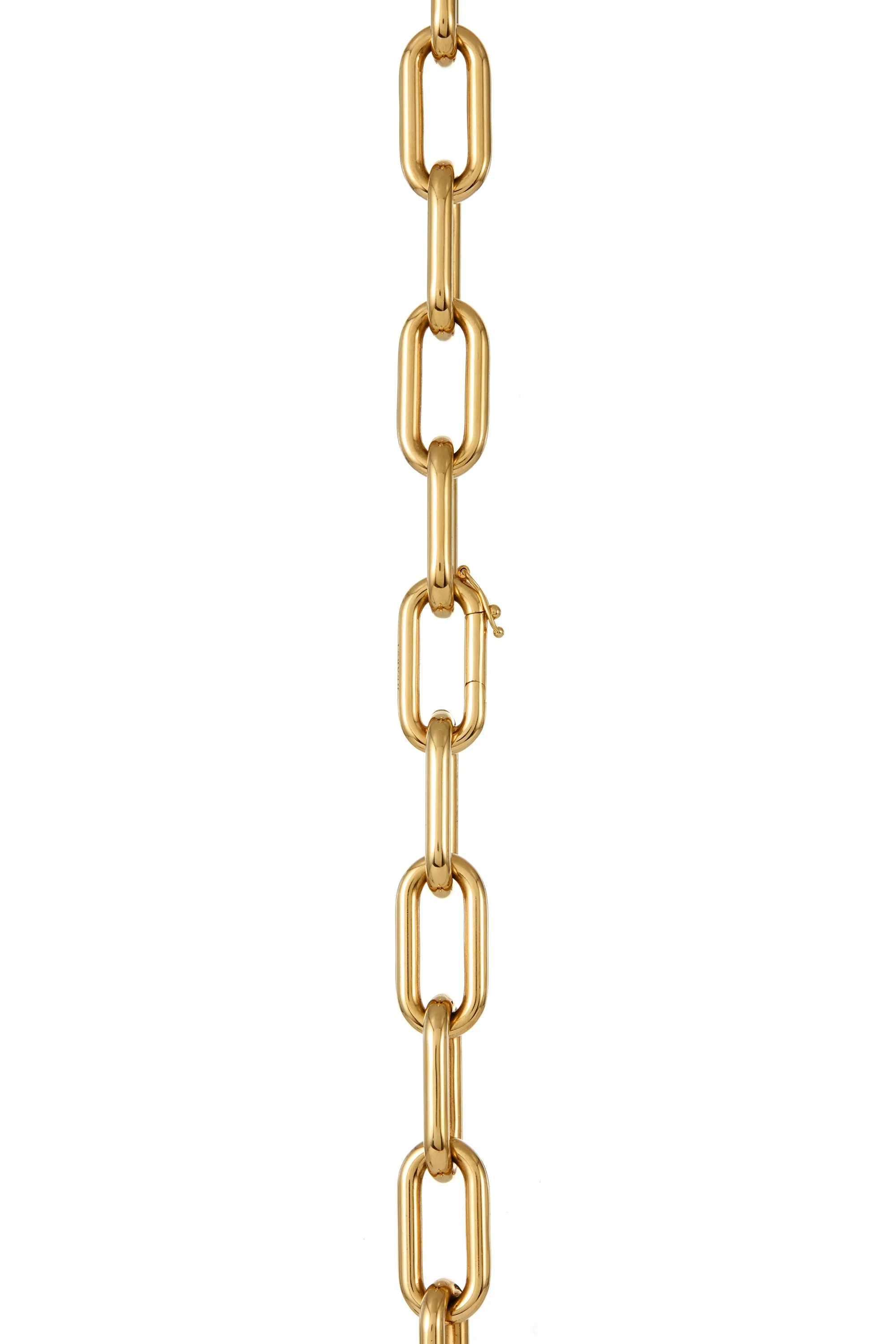 Long Link Necklace in 18K Yellow Gold (Small Links) sold by Gabriela Hearst product image thumbnail 4