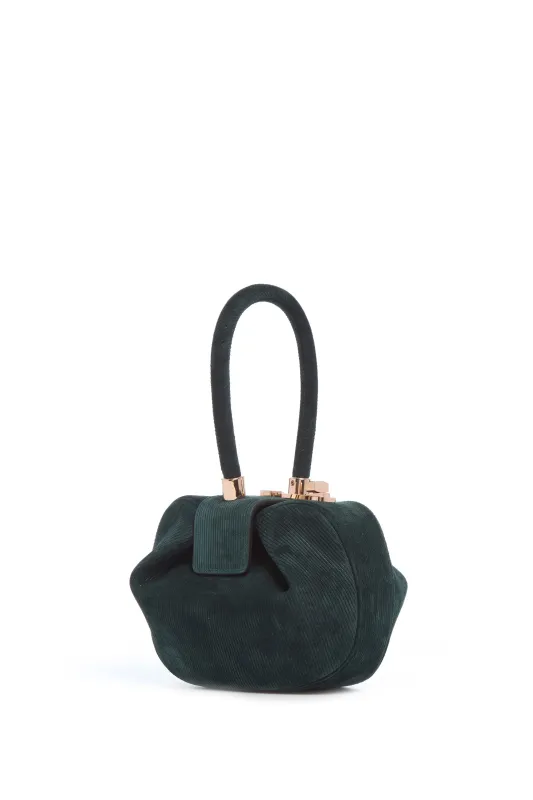 Demi Bag in English Green Suede Corduroy sold by Gabriela Hearst