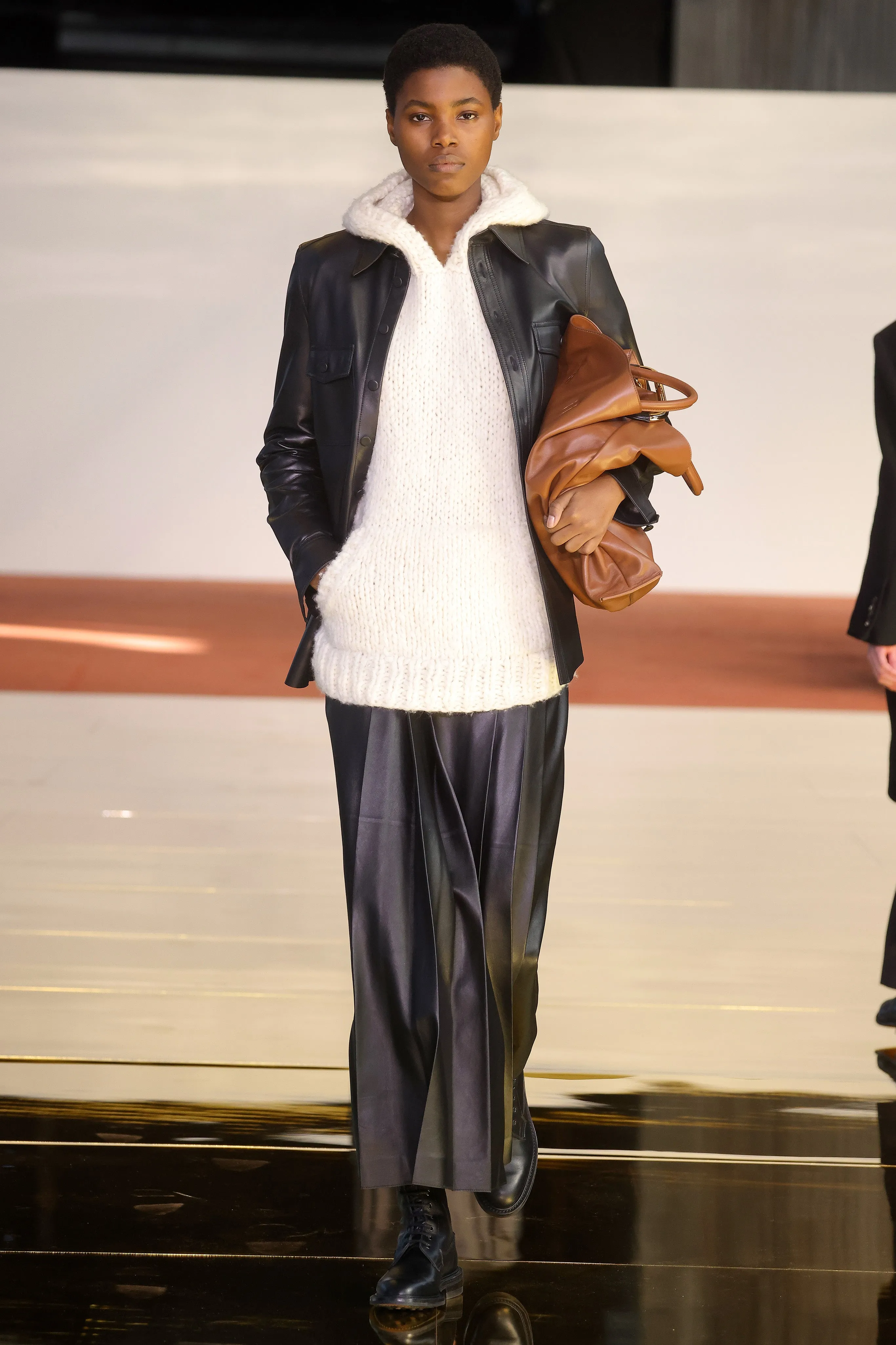 John Austin Top In Leather sold by Gabriela Hearst product image thumbnail 2