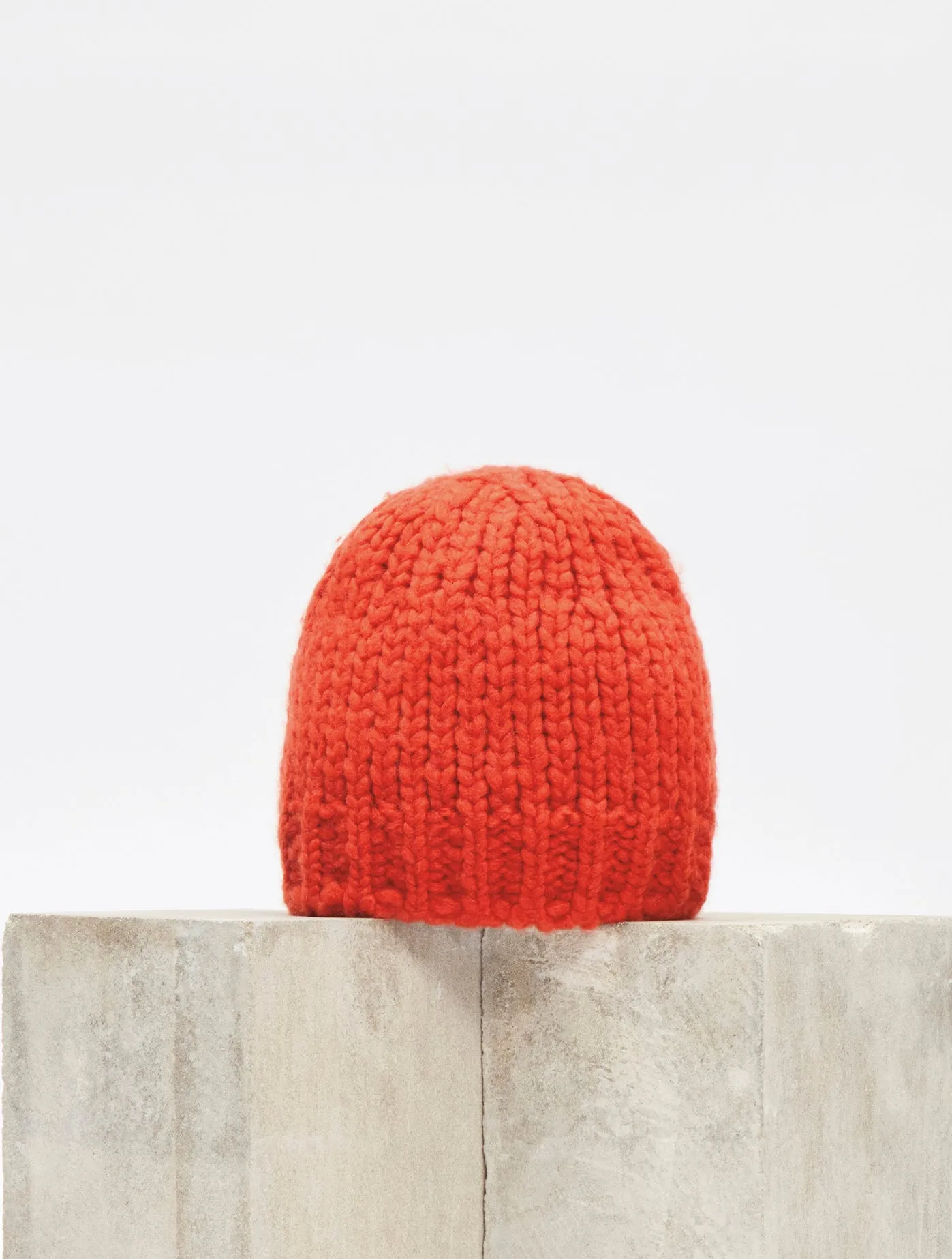 Pacino Knit Hat in Antelope Orange Welfat Cashmere sold by Gabriela Hearst product image thumbnail 2