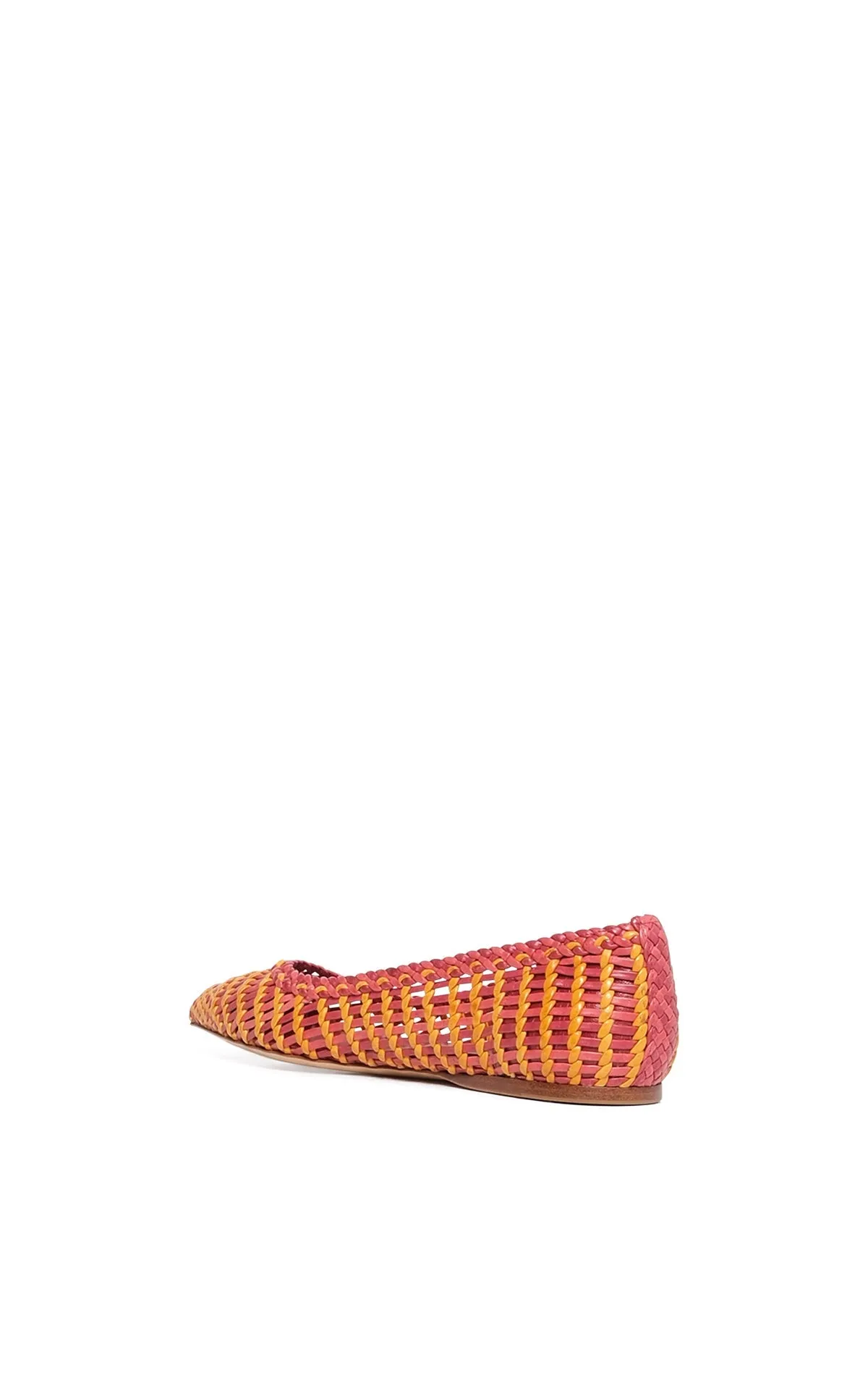 Aurora Braided Flat Shoe in Pink Multi Leather sold by Gabriela Hearst product image thumbnail 4