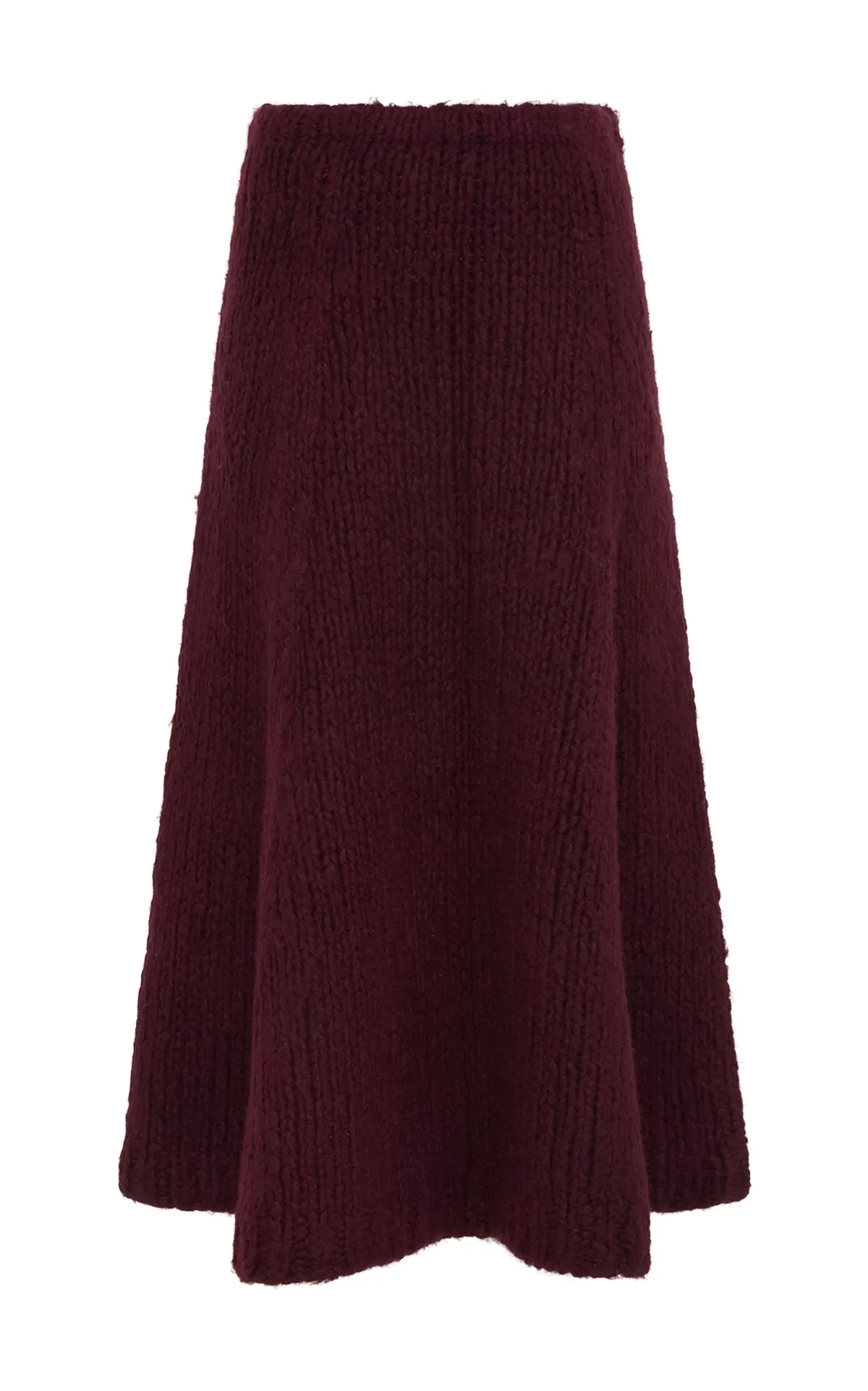 Peres Knit Midi Skirt in Dip Dye Sunrise Welfat Cashmere sold by Gabriela Hearst