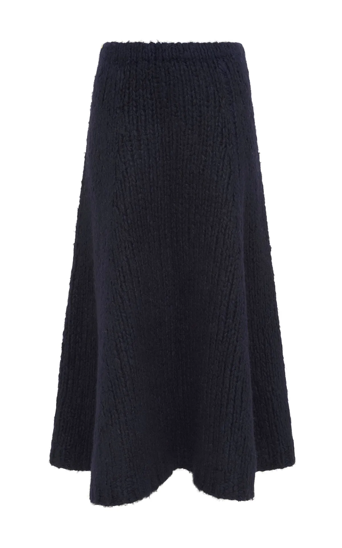 Peres Knit Midi Skirt in Dip Dye Sky Blue Welfat Cashmere sold by Gabriela Hearst