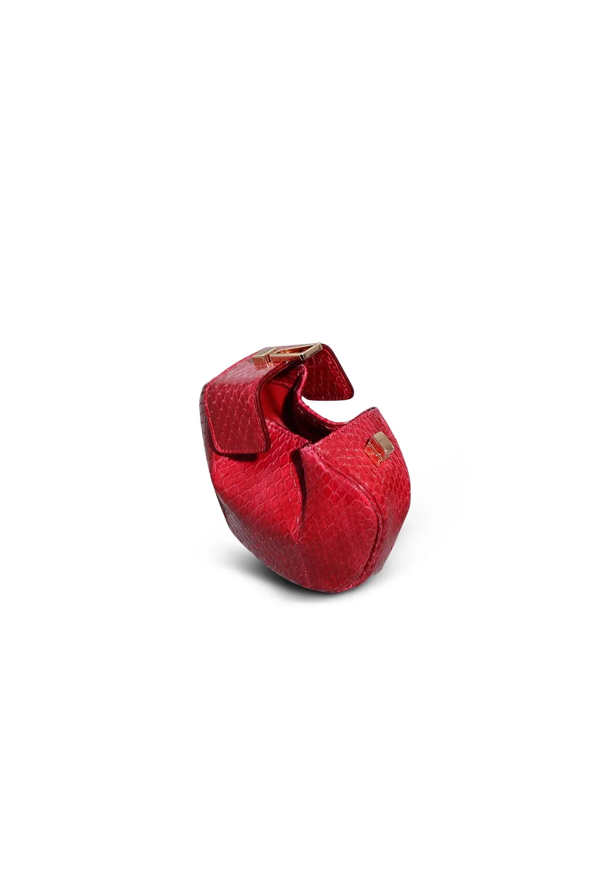 Rafaela Coin Purse in Red Snakeskin sold by Gabriela Hearst product image thumbnail 4