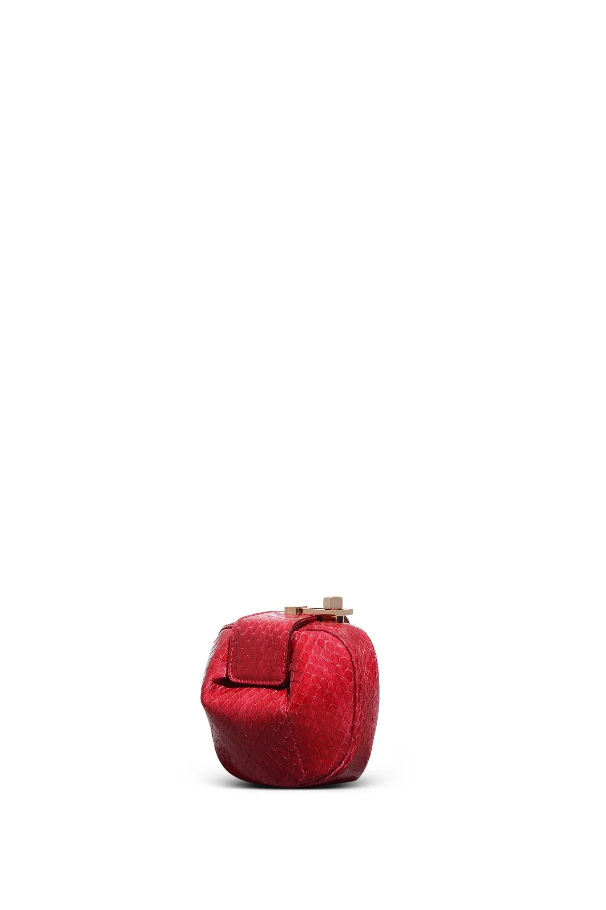 Rafaela Coin Purse in Red Snakeskin sold by Gabriela Hearst