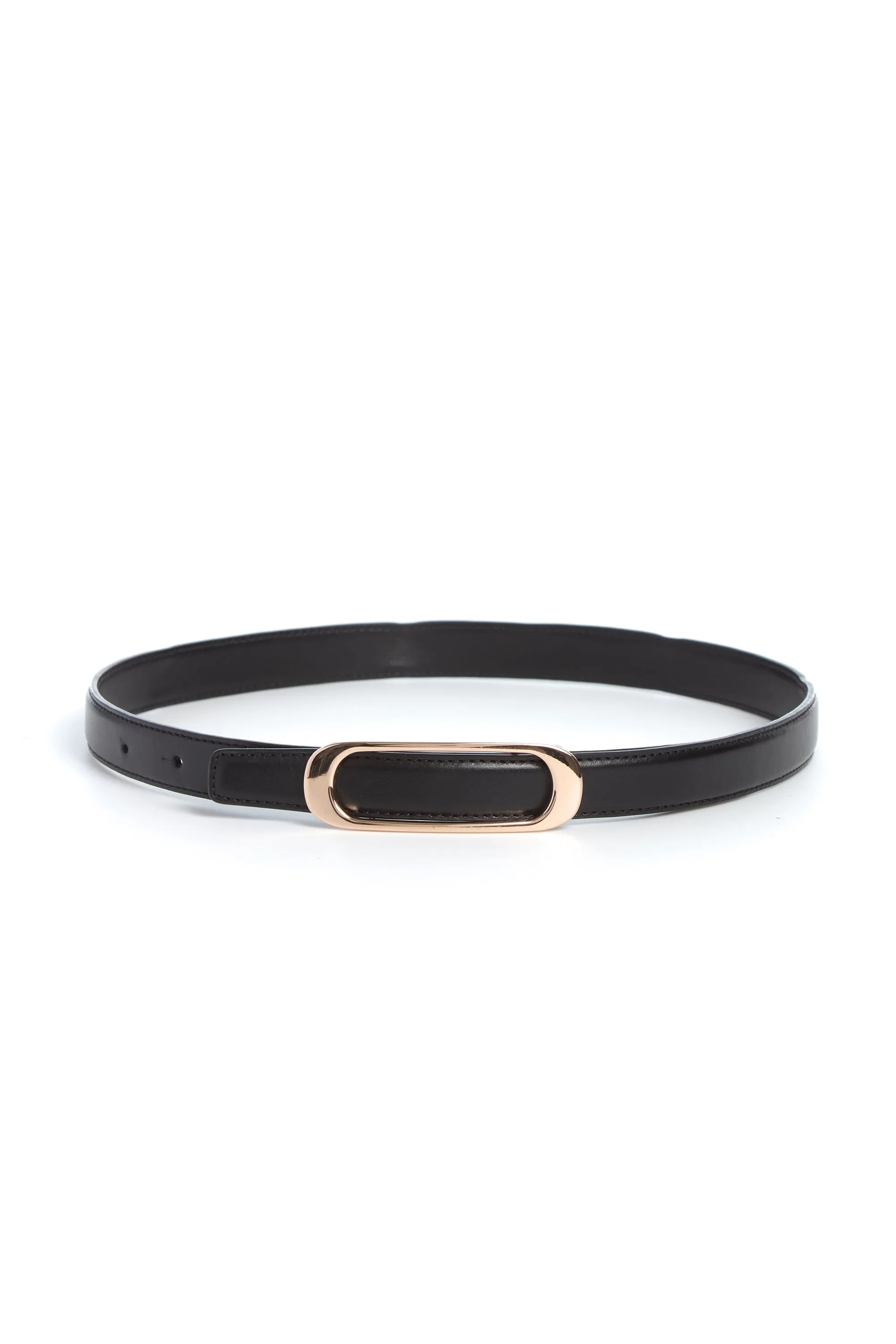 Timon Belt in Black Leather sold by Gabriela Hearst