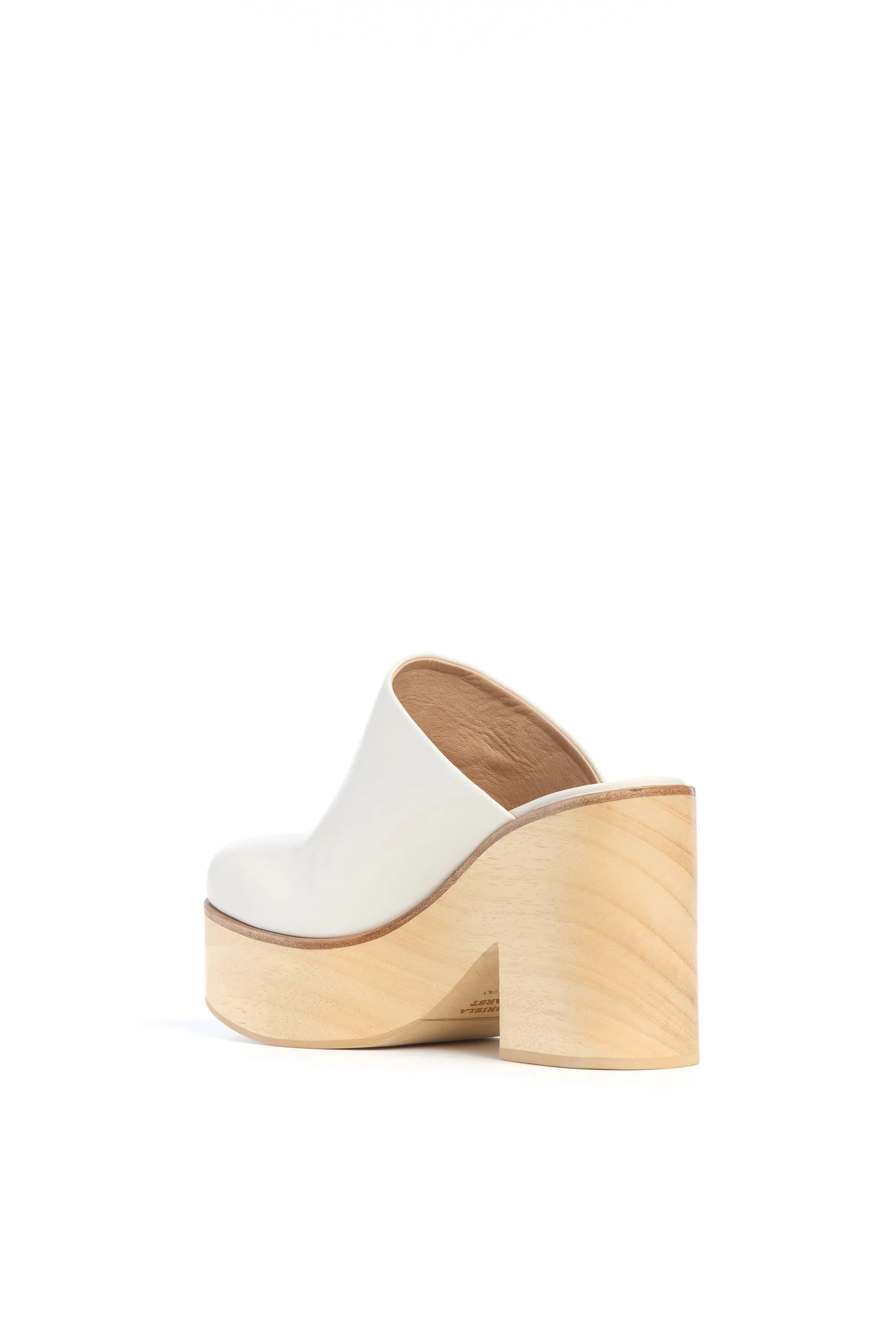 Blake Platform Mule in Ivory Leather sold by Gabriela Hearst product image thumbnail 3