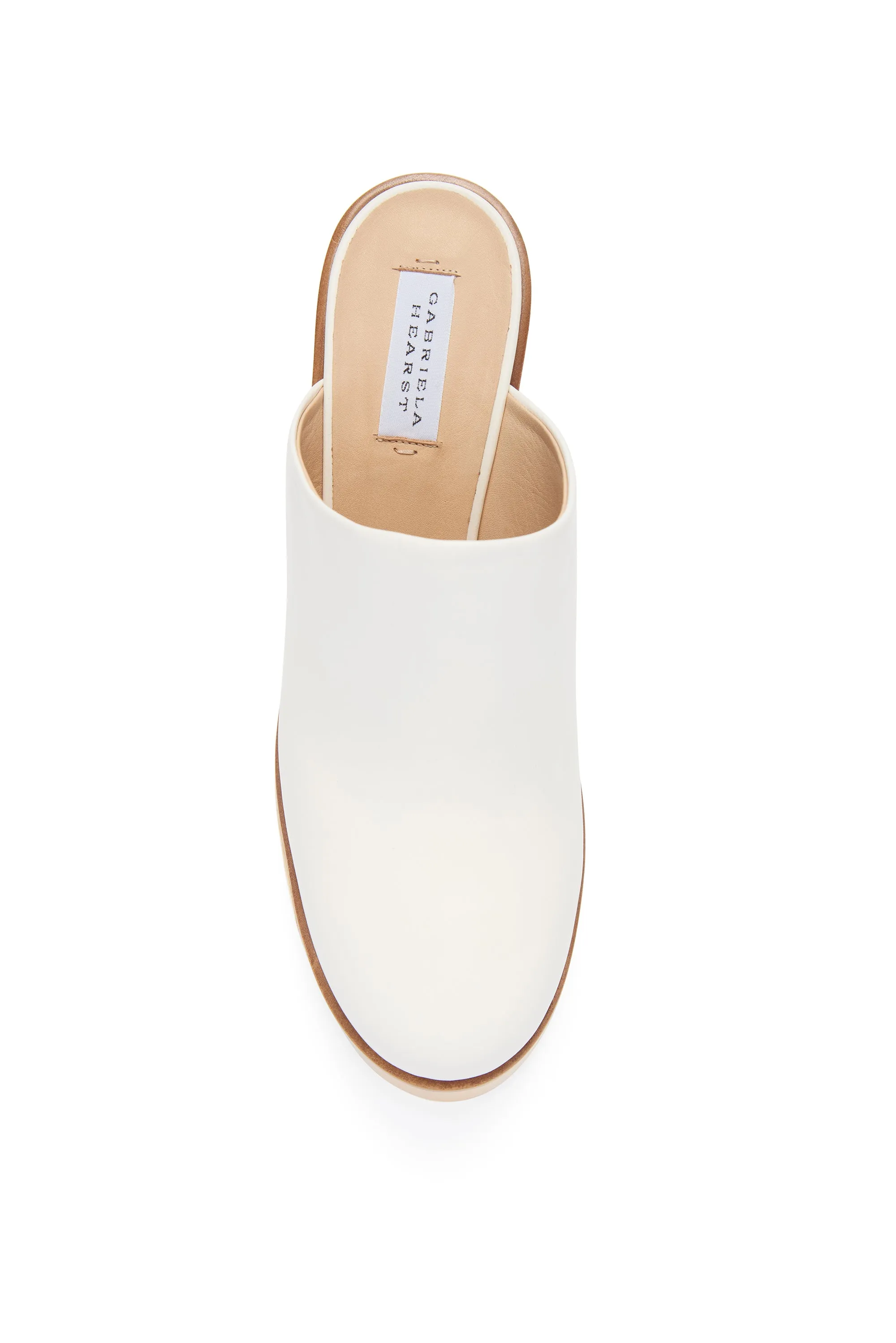 Blake Platform Mule in Ivory Leather sold by Gabriela Hearst product image thumbnail 4