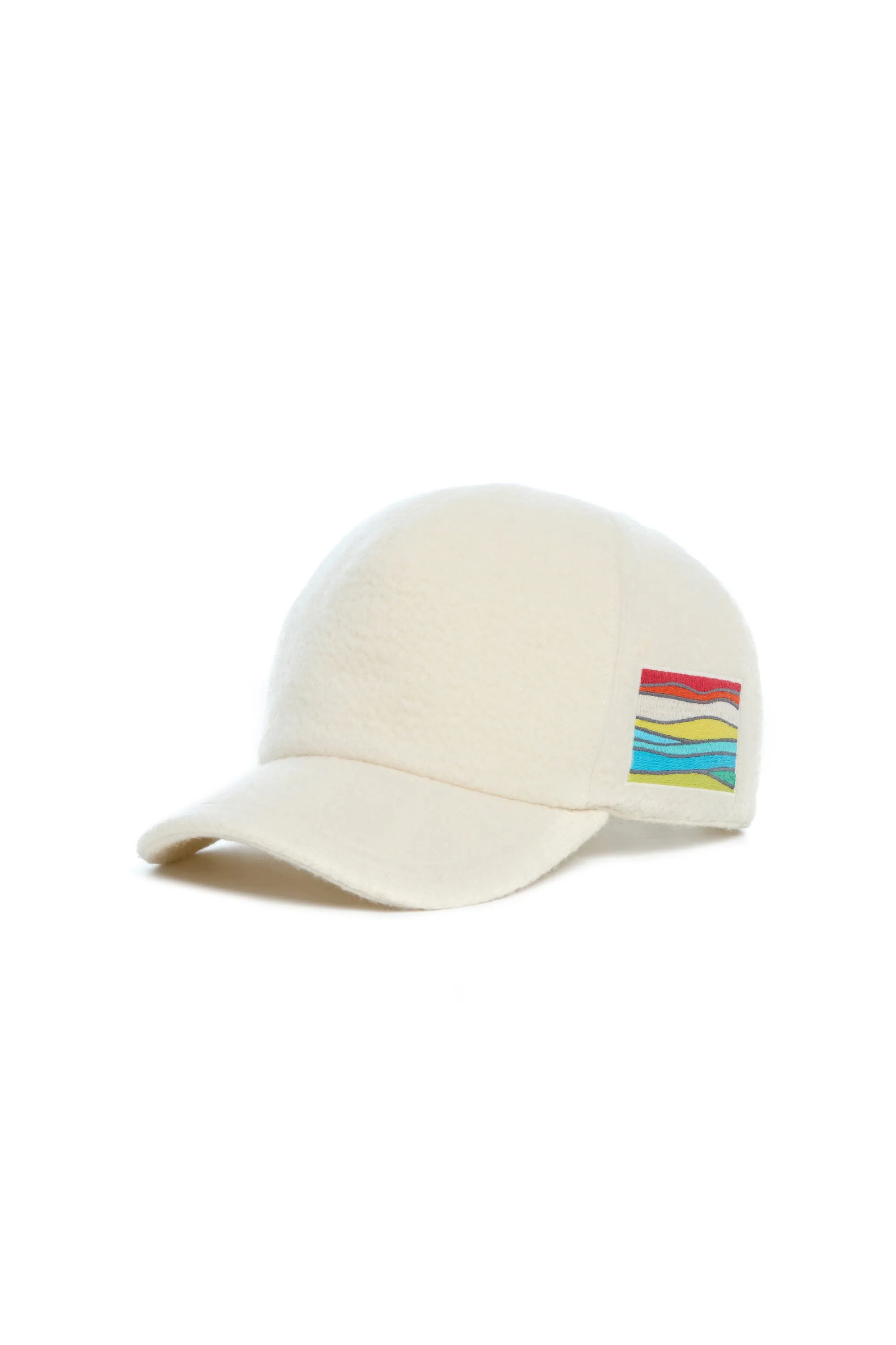 Zed Baseball Hat in Ivory Double-Face Recycled Cashmere Felt sold by Gabriela Hearst product image thumbnail 3