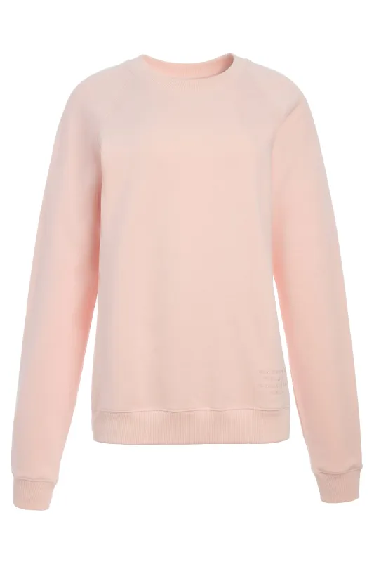 Royston Sweatshirt in Pale Blush Fine Cotton sold by Gabriela Hearst