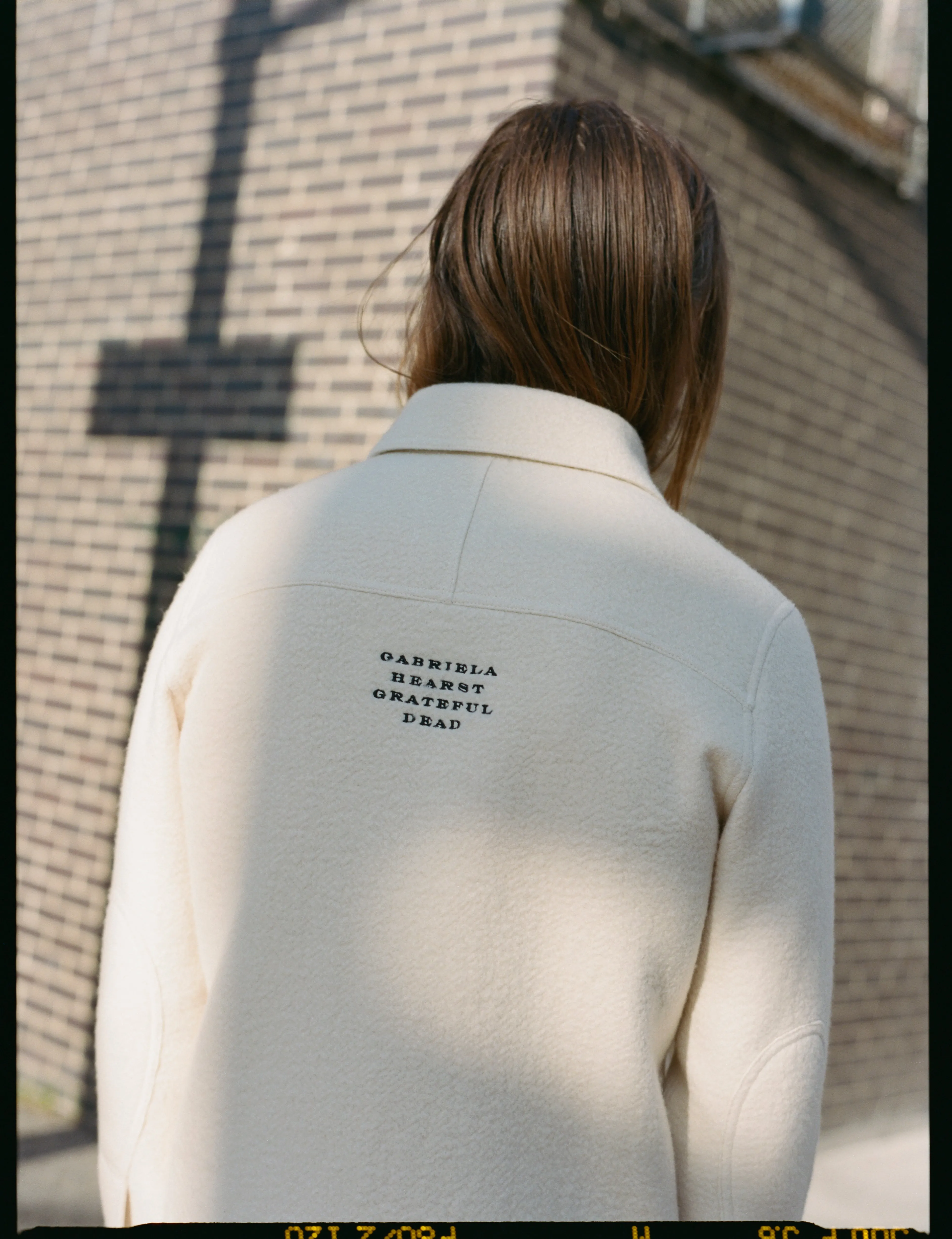 John Austin Shirt in Ivory Double-Face Recycled Cashmere Felt sold by Gabriela Hearst product image thumbnail 2