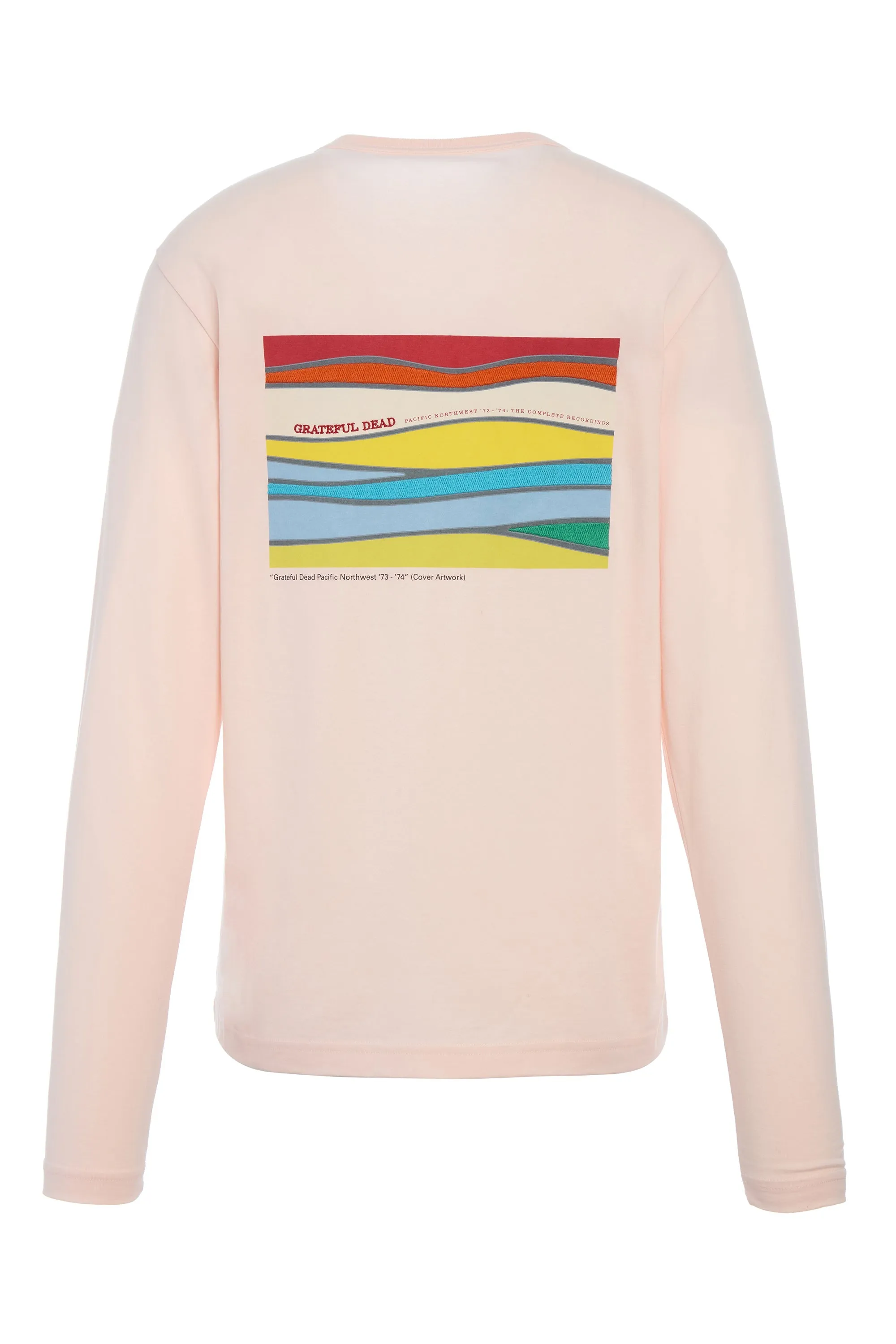 Combe Long Sleeve T-Shirt in Pale Blush Fine Cotton Jersey sold by Gabriela Hearst product image thumbnail 2