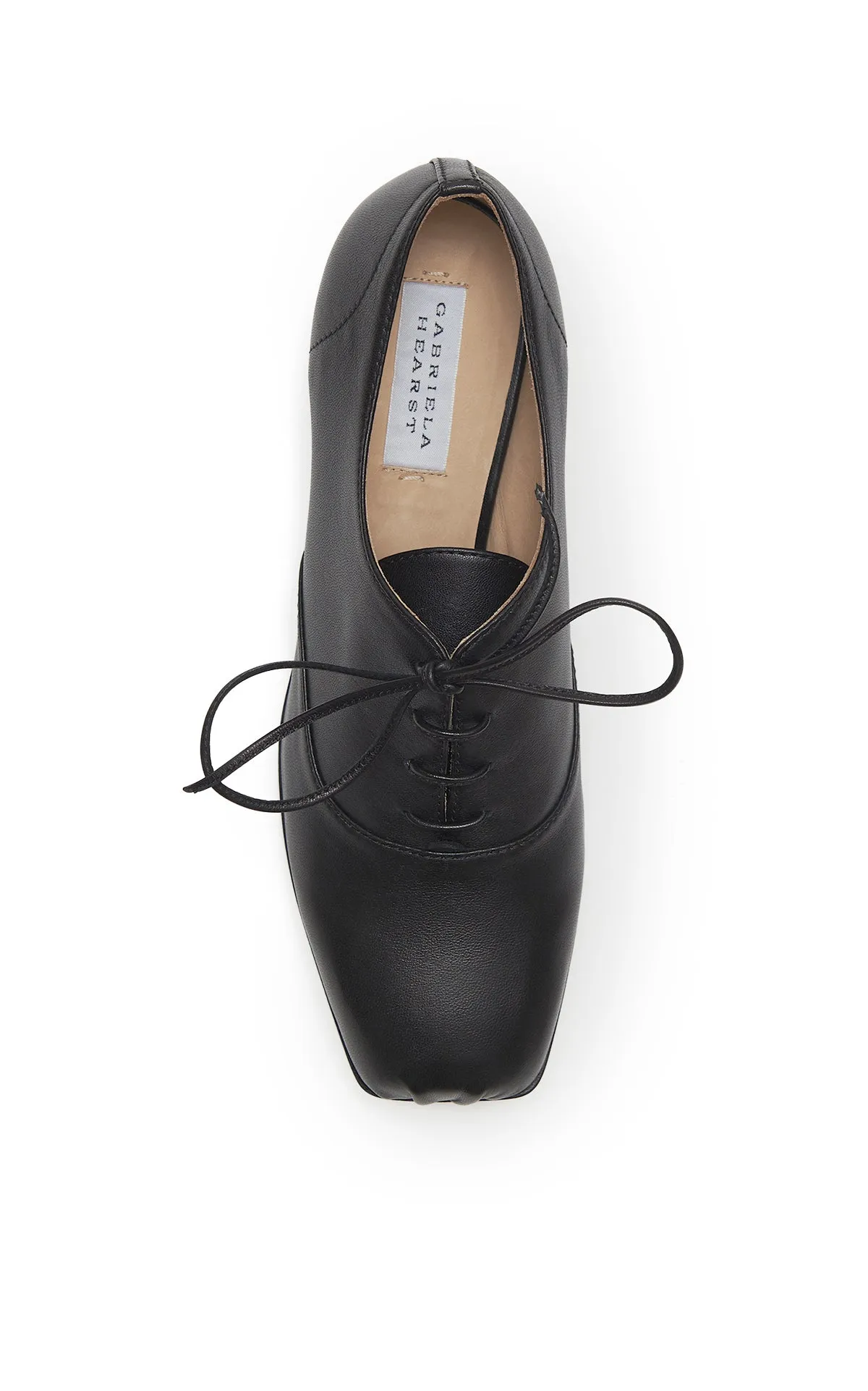 Clio Oxford Heel in Black Nappa Leather sold by Gabriela Hearst product image thumbnail 4