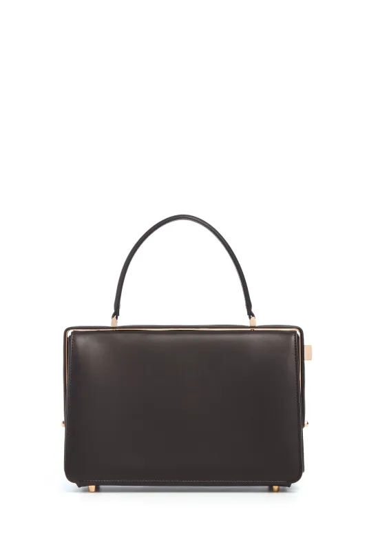 Carrington Bag in Black Leather sold by Gabriela Hearst