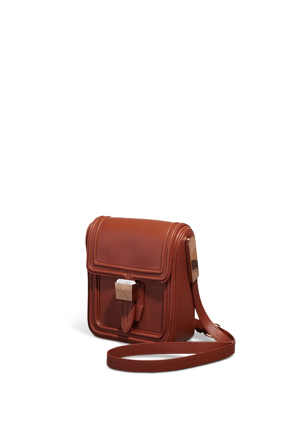 Marvelle Crossbody Bag in Cognac Nappa Leather sold by Gabriela Hearst product image thumbnail 2