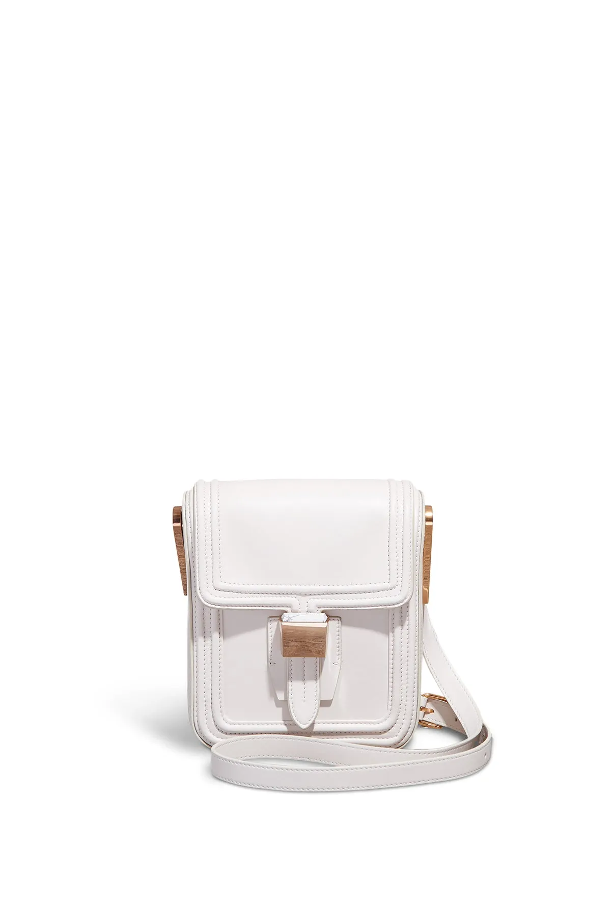 Marvelle Crossbody Bag in Ivory Nappa Leather sold by Gabriela Hearst