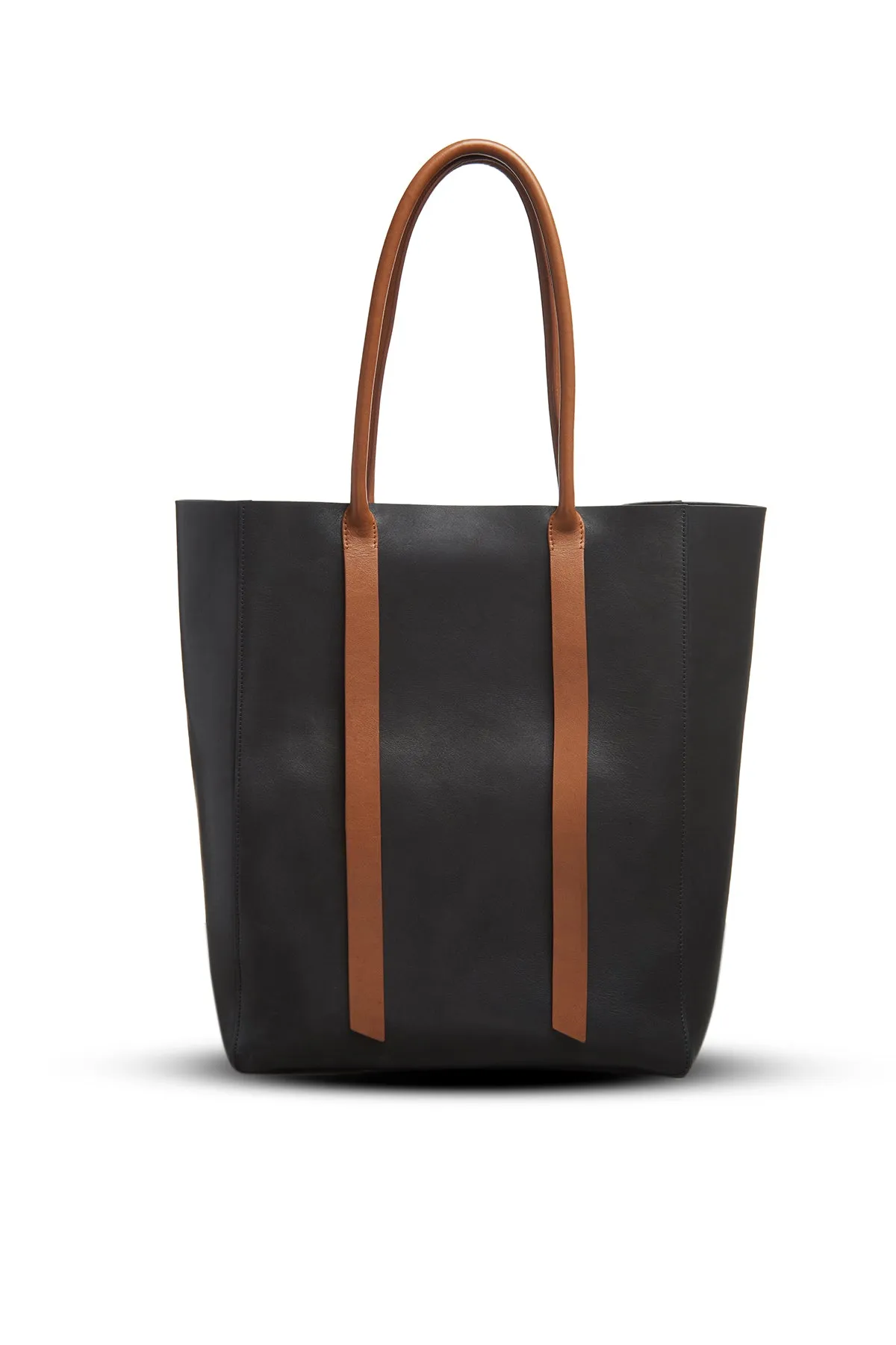 Marianne Tote Bag in Black & Cognac Leather sold by Gabriela Hearst product image thumbnail 2