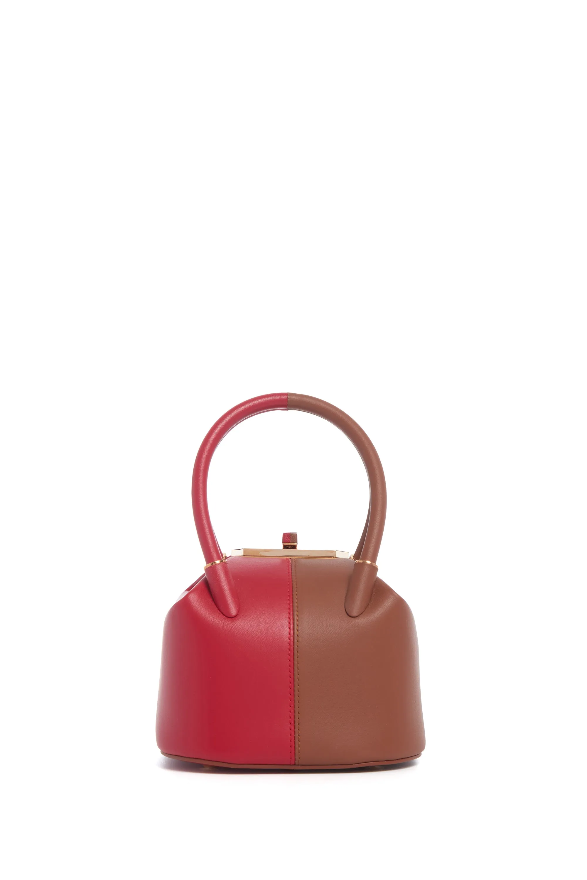 Mini Baez Bag in Cognac & Red Nappa Leather sold by Gabriela Hearst product image thumbnail 2