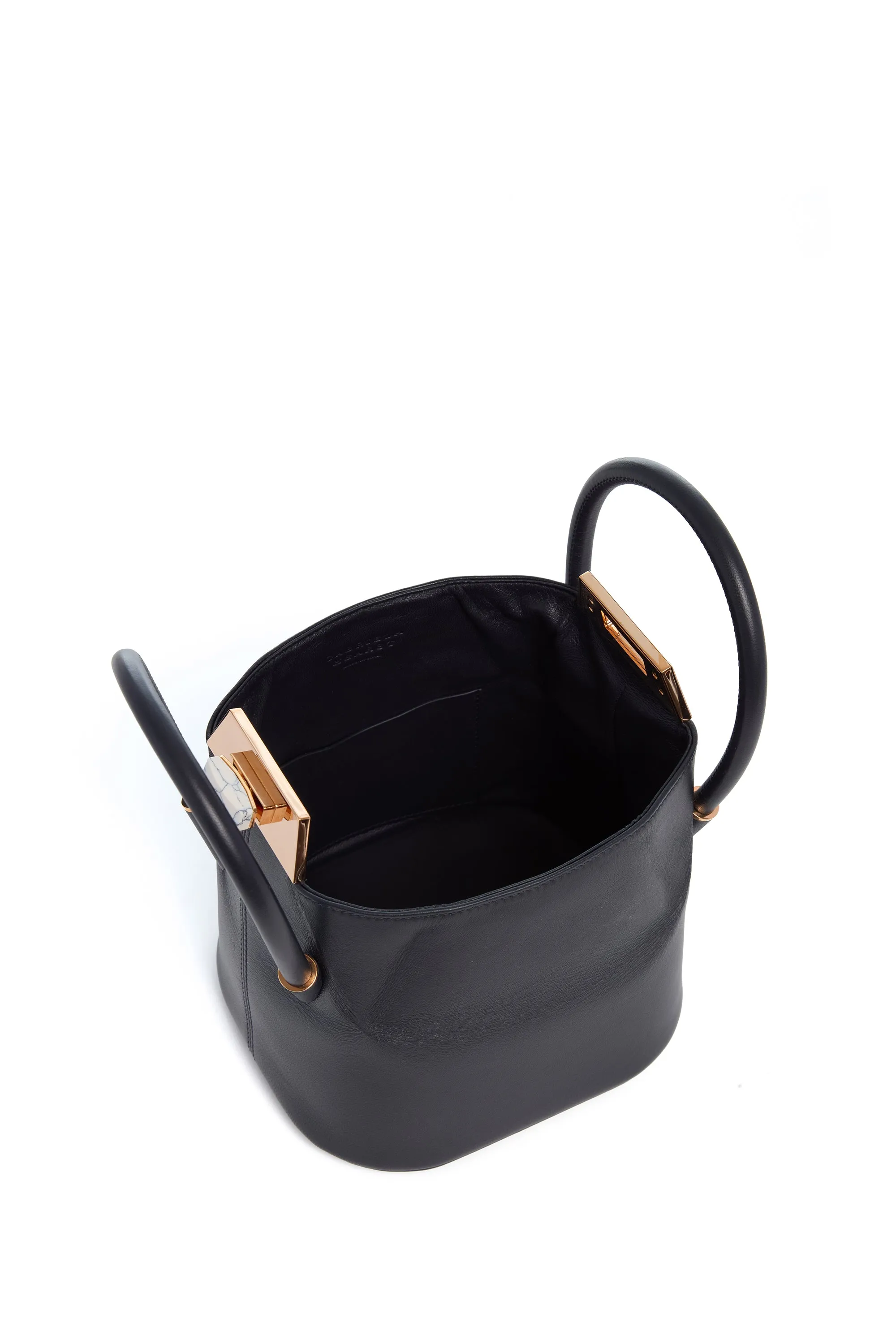 Mini Baez Bag in Navy Nappa Leather sold by Gabriela Hearst product image thumbnail 4