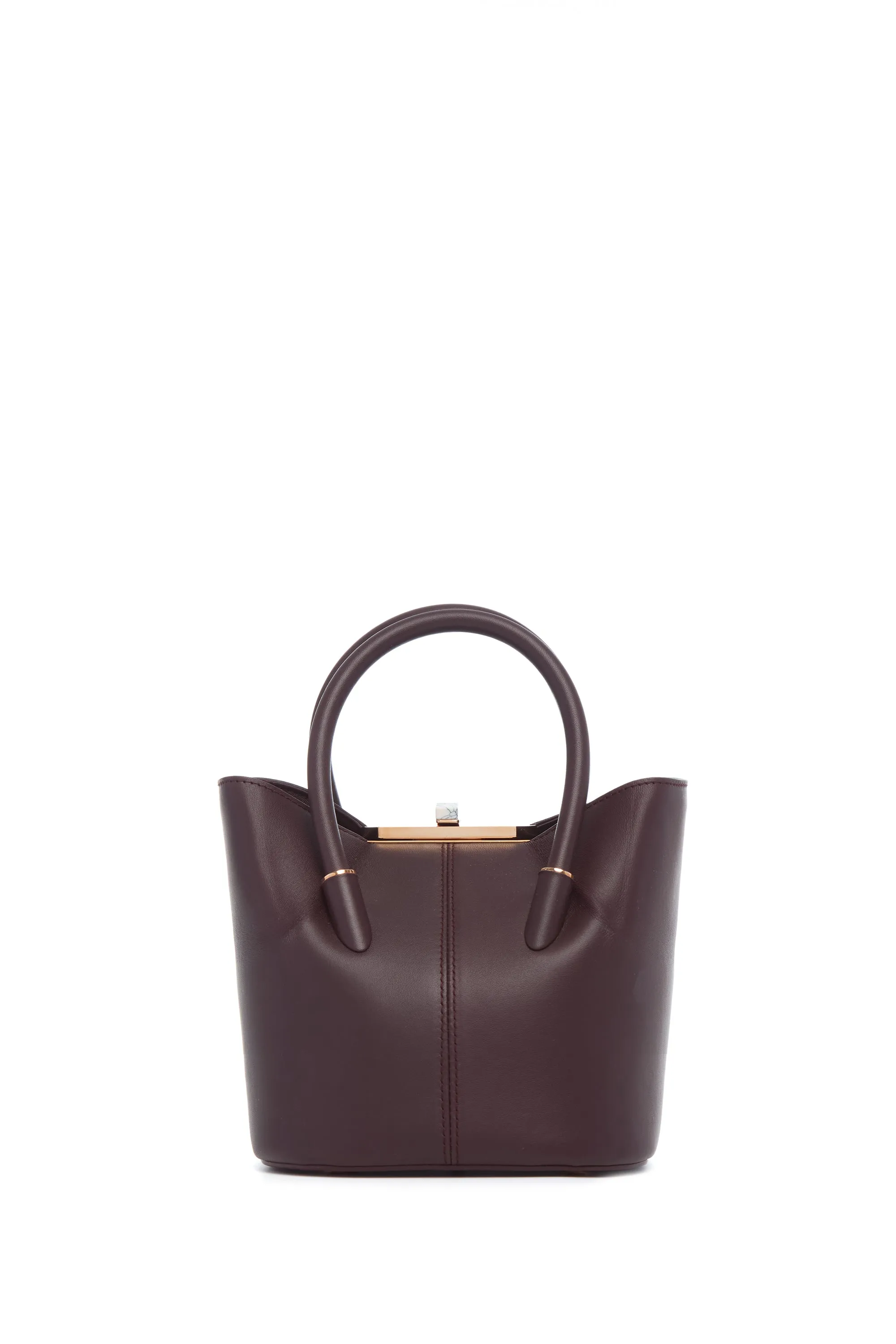 Mini Baez Bag in Bordeaux Nappa Leather sold by Gabriela Hearst product image thumbnail 3