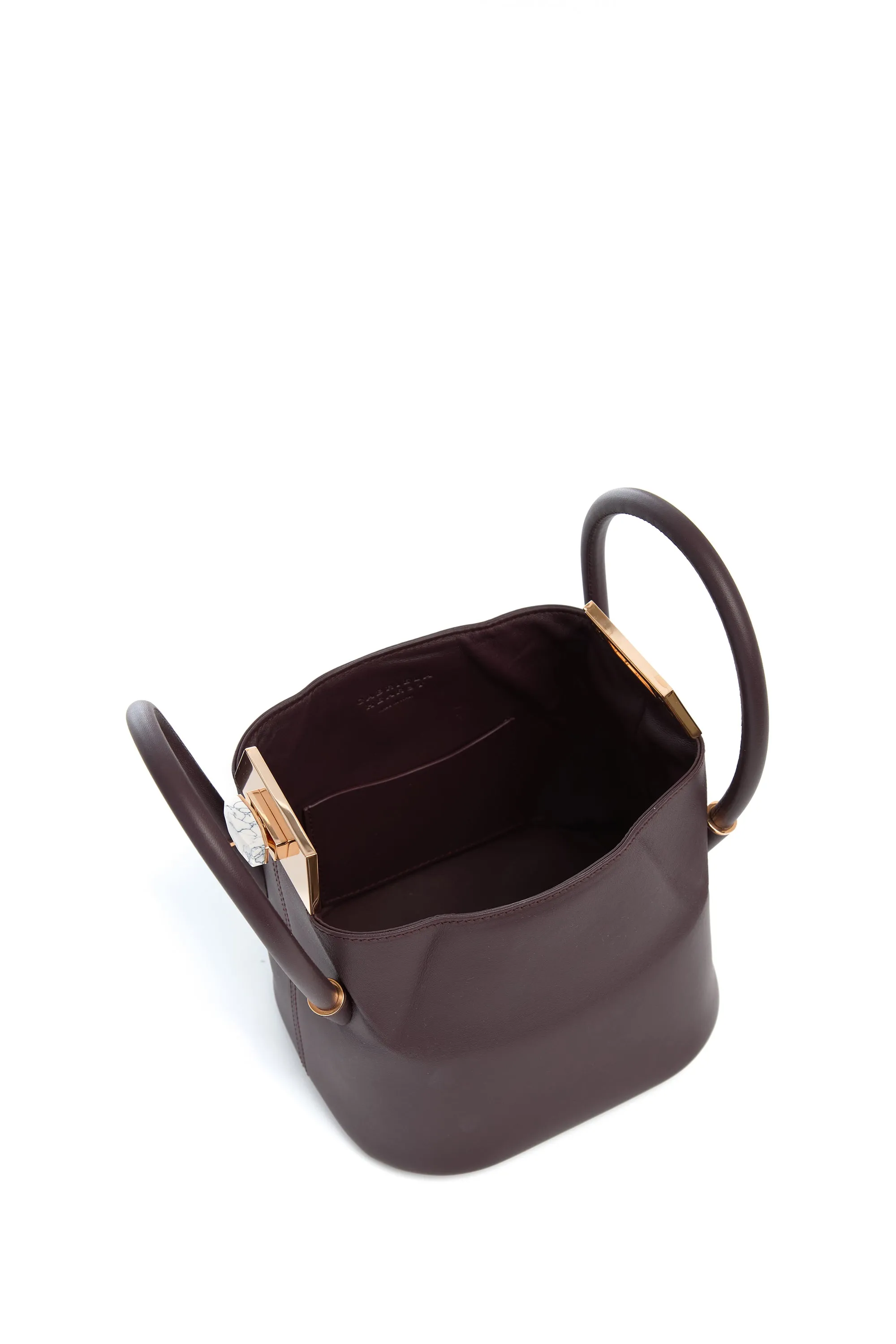 Mini Baez Bag in Bordeaux Nappa Leather sold by Gabriela Hearst product image thumbnail 4